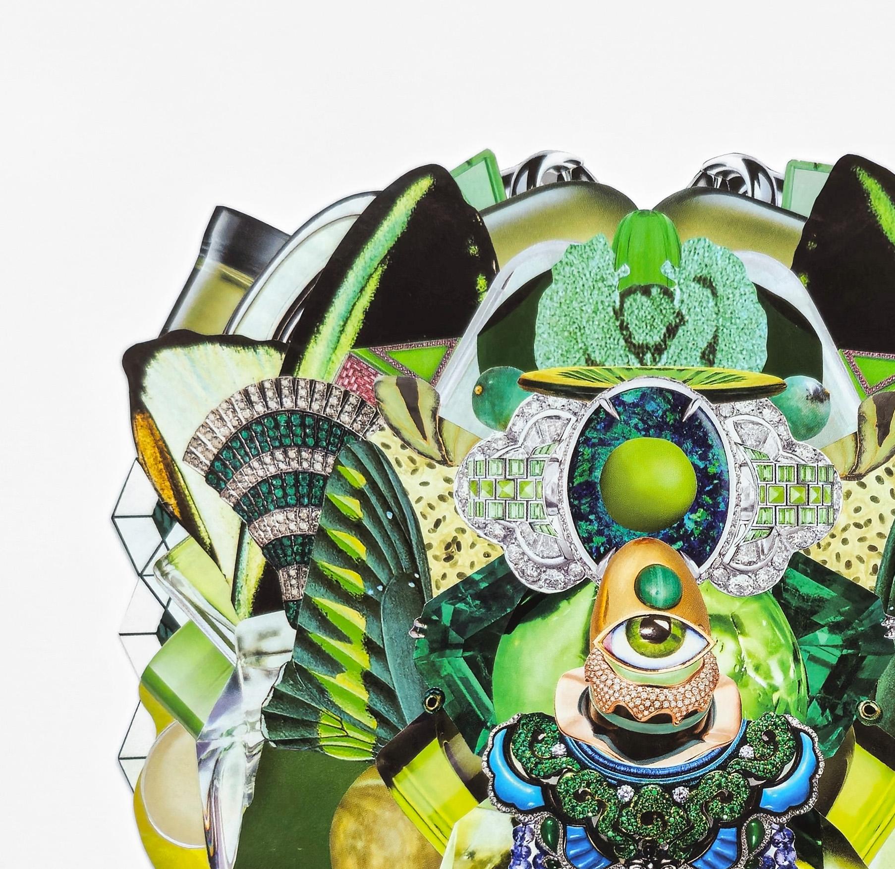 Xenestela 3. From The Series Xenestela - Contemporary Mixed Media Art by Fredy Saul Serrano Buitrago