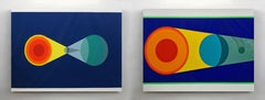 ORBITA #2 and #3 Diptych. From The Series Orbita