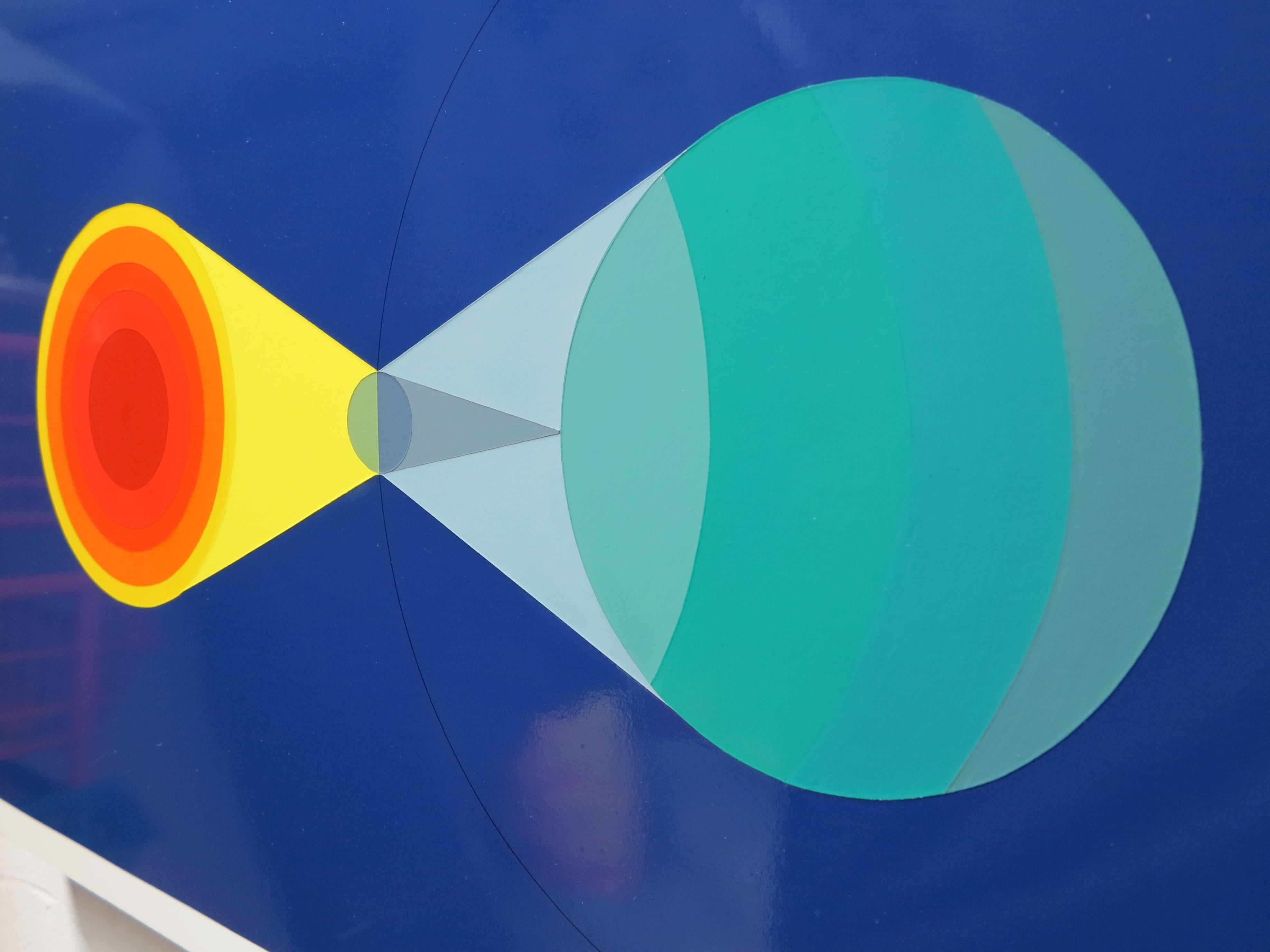 ORBITA #2. Aus der Serie Orbita (Braun), Abstract Painting, von Fredy Saul Serrano Buitrago