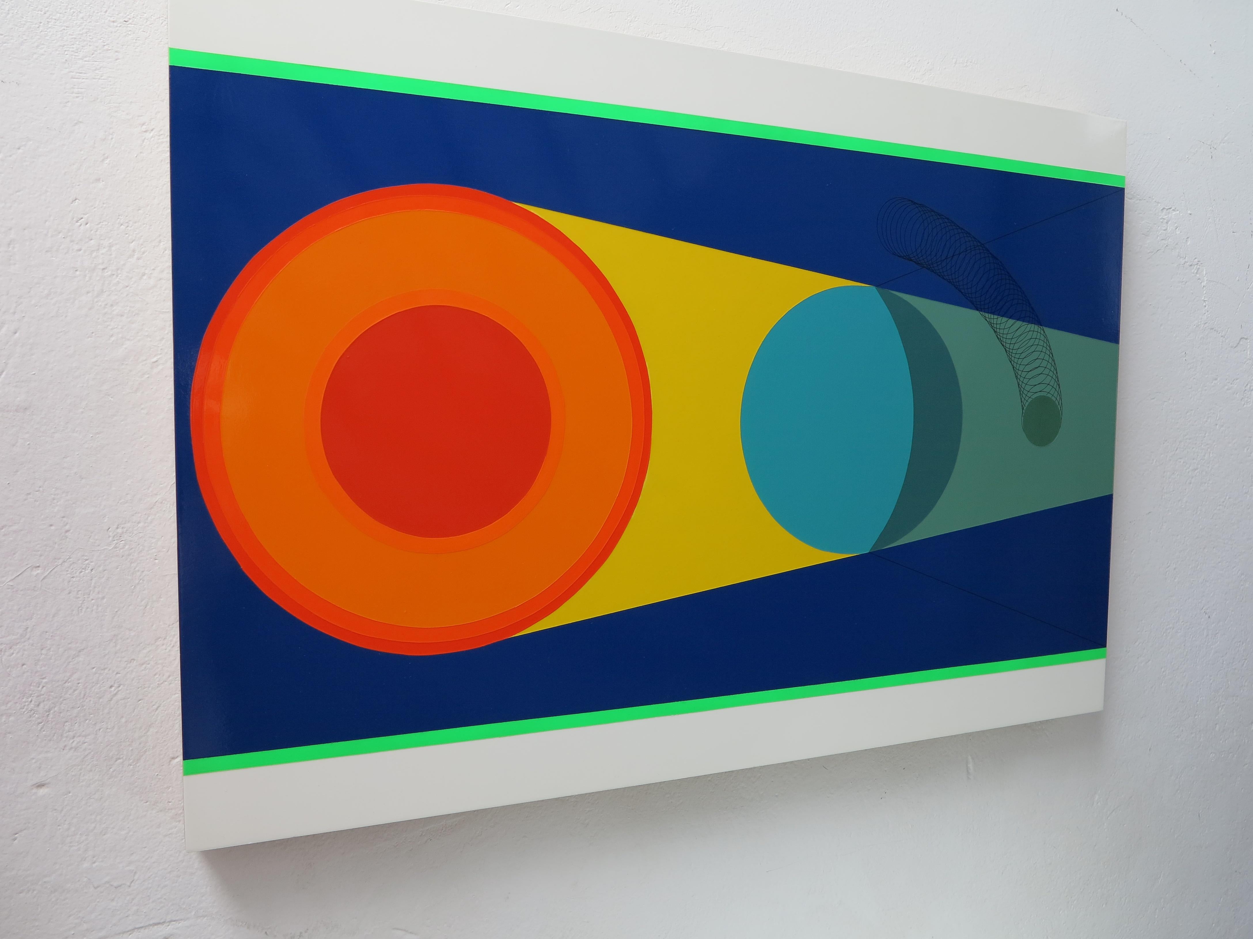 ORBITA n°3. de la série Orbita - Contemporain Painting par Fredy Saul Serrano Buitrago