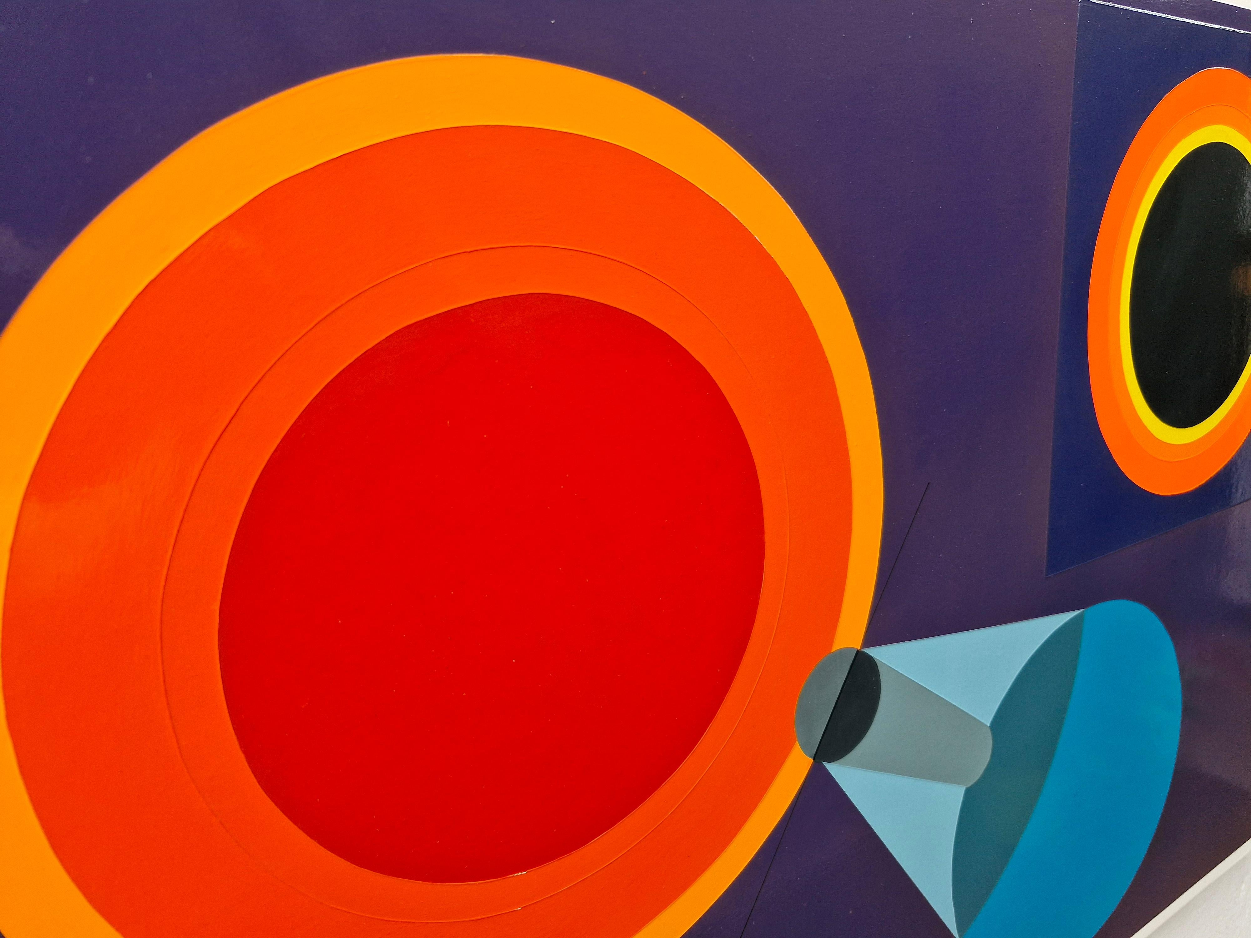 ORBITA n°4. de la série Orbita - Contemporain Painting par Fredy Saul Serrano Buitrago