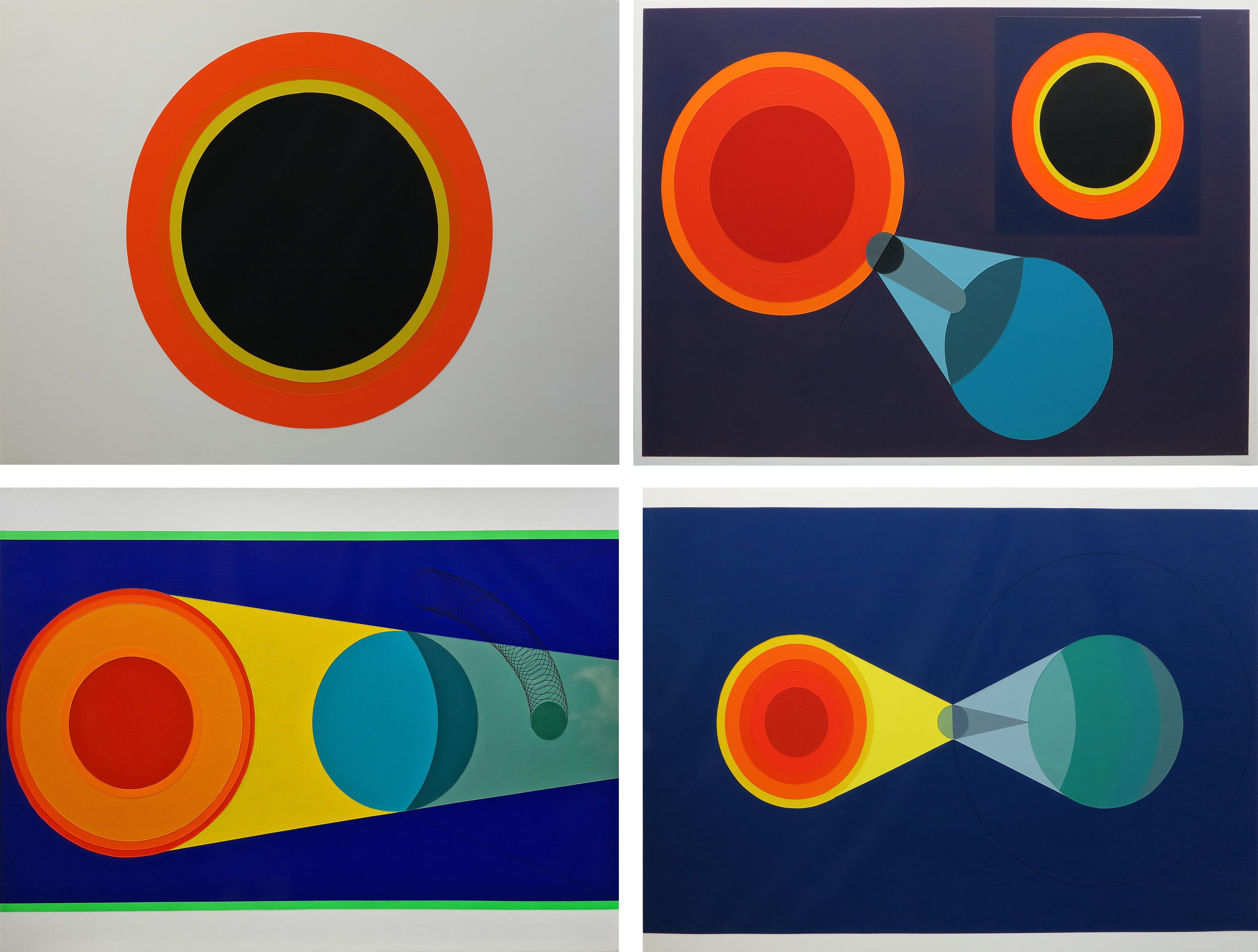 ORBITA Set. From The Series Orbita - Mixed Media Art by Fredy Saul Serrano Buitrago