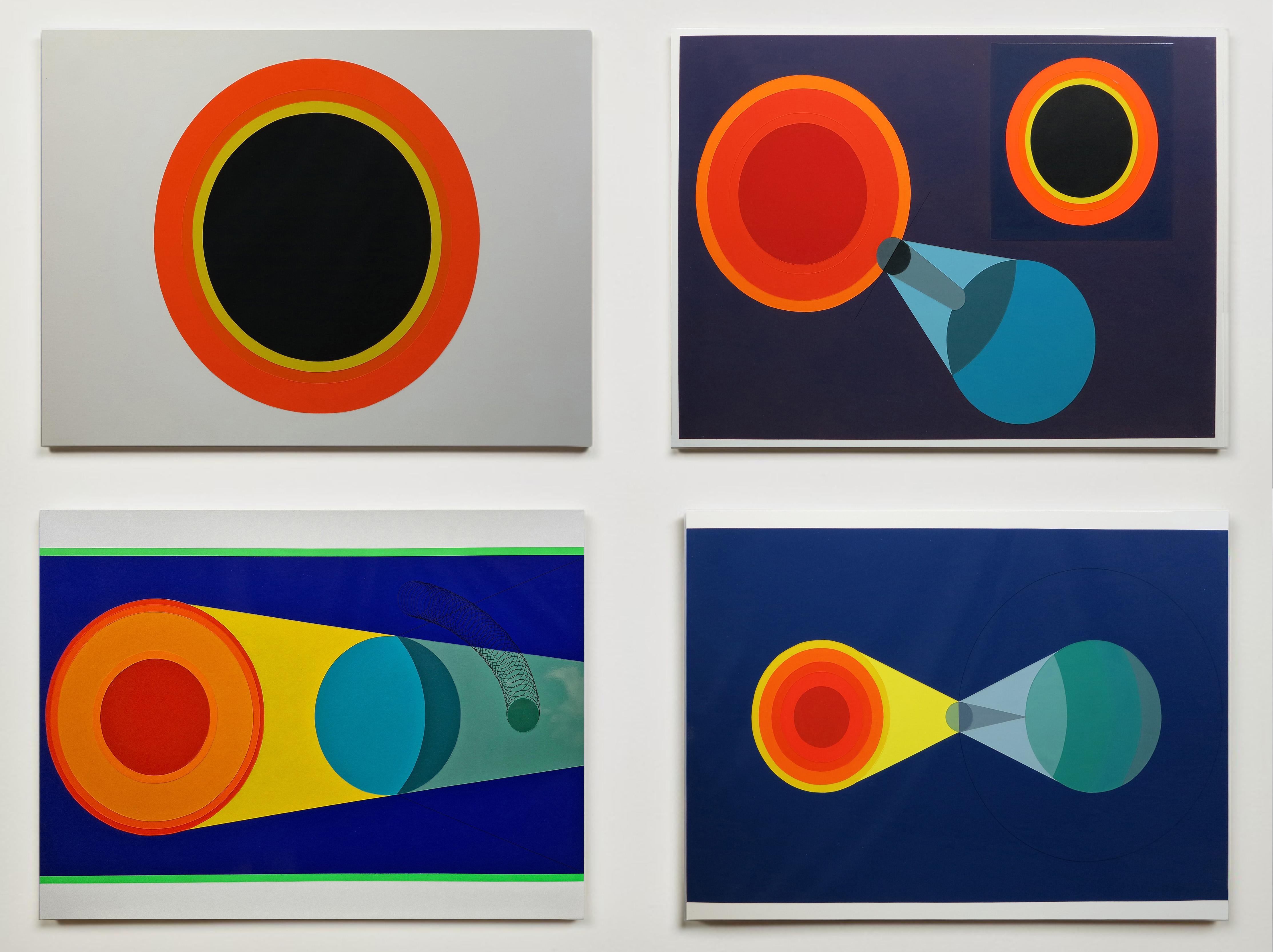ORBITA Set. From The Series Orbita - Mixed Media Art by Fredy Saul Serrano Buitrago
