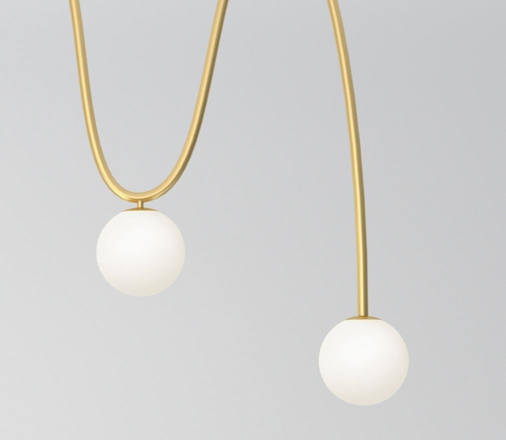 Post-Modern Free Drawing Motive Ceiling Light by Atelier Areti For Sale