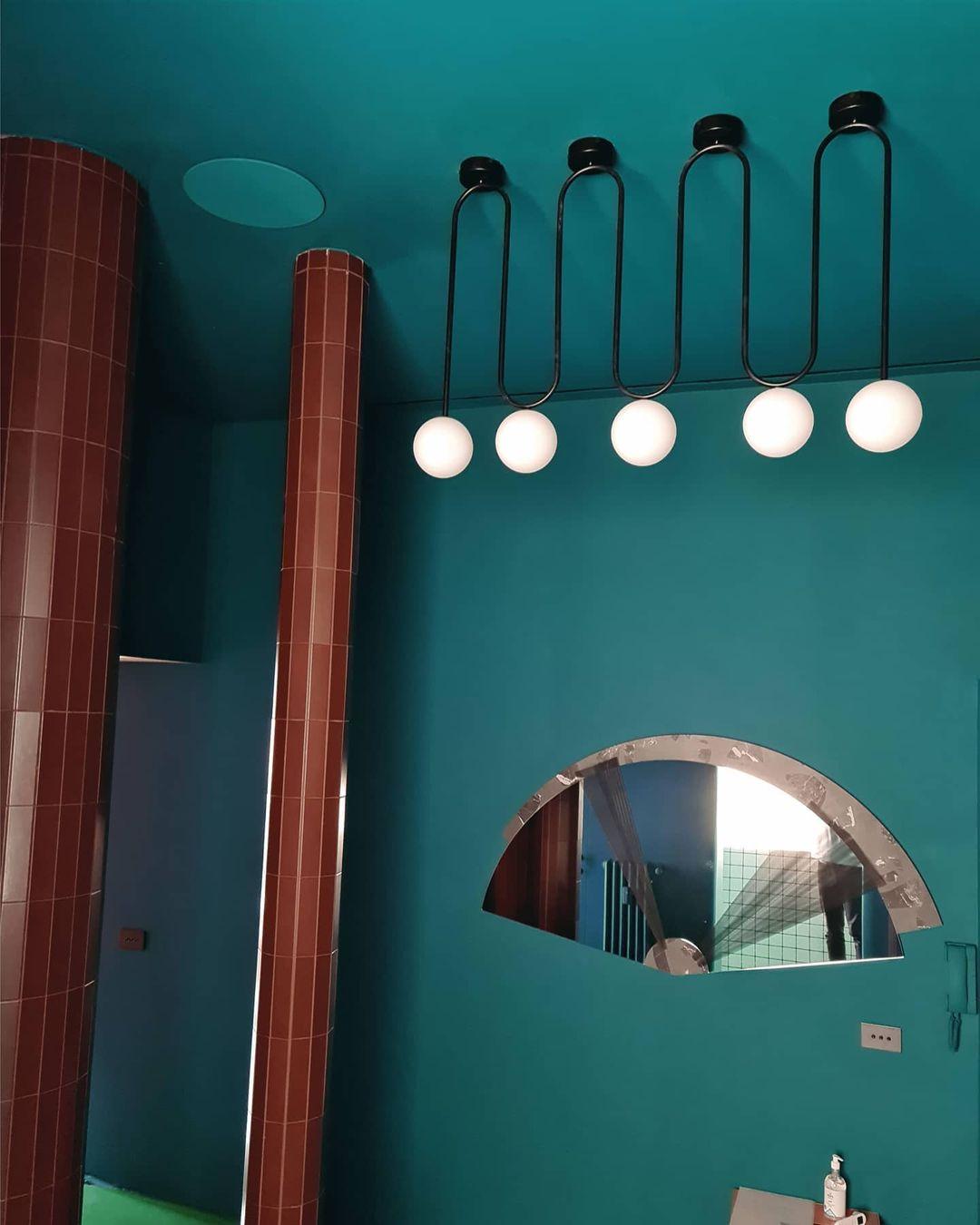 Free Drawing Motive Ceiling Light by Atelier Areti In New Condition For Sale In Geneve, CH