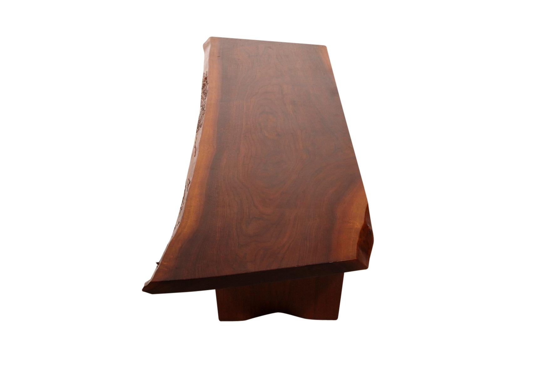 American Free Edge Bench or Coffee Table by George Nakashima, 1972