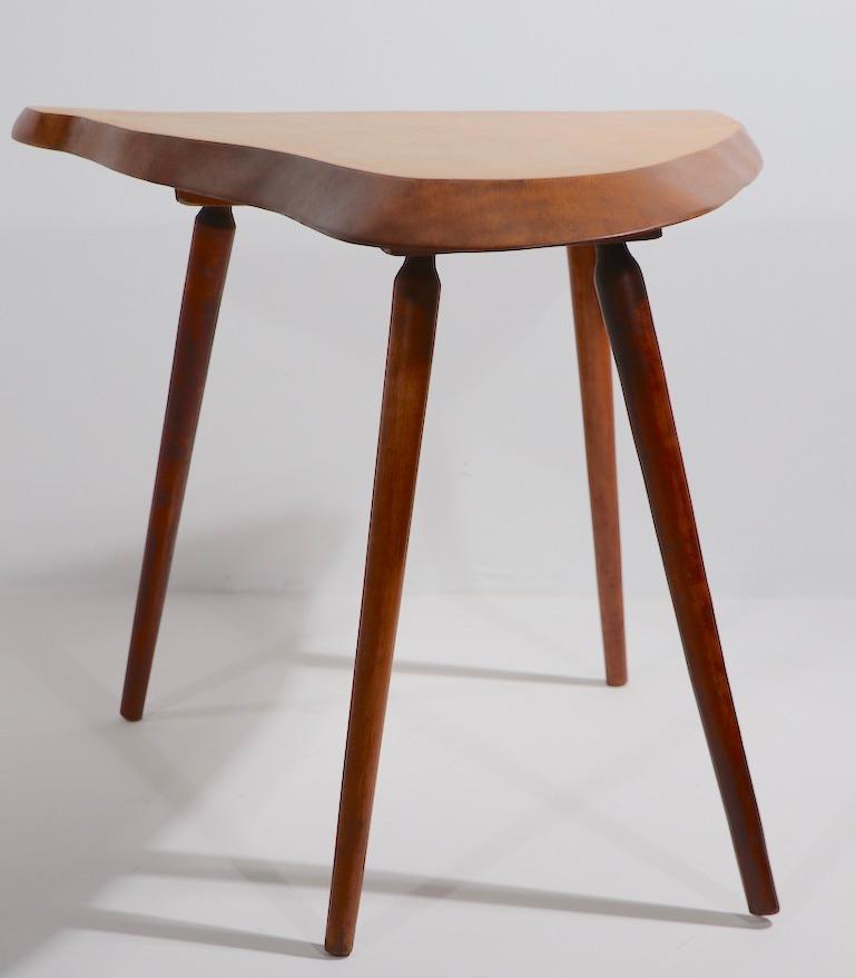 20th Century Free Edge Side Table by Roy Sheldon For Sale