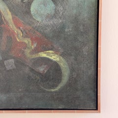 "Free-Flow", konstruktivistisches Gemälde von Noah Grossman, 1945