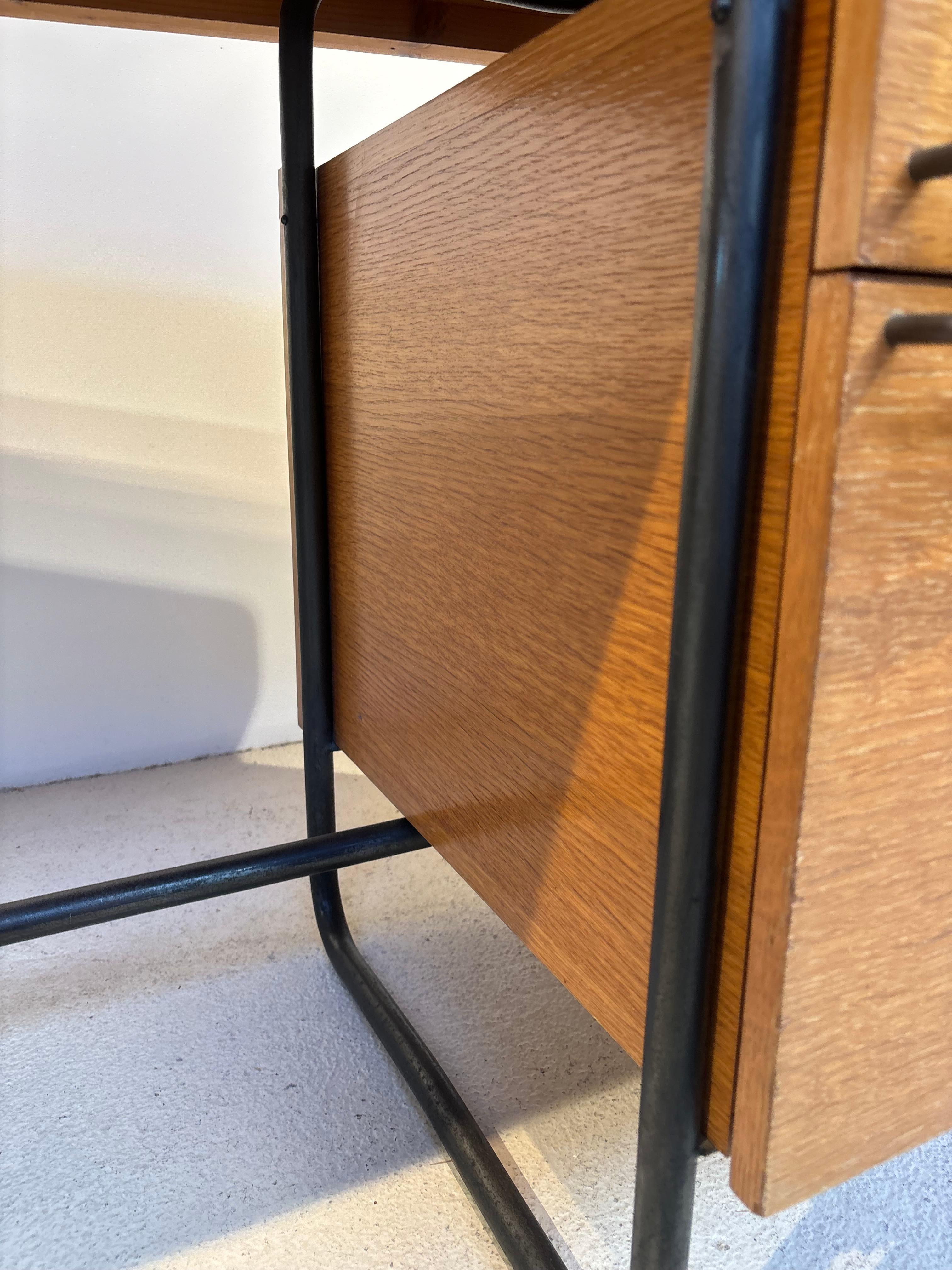 Free form and Largest desk by Georges Frydman for EFA For Sale 4