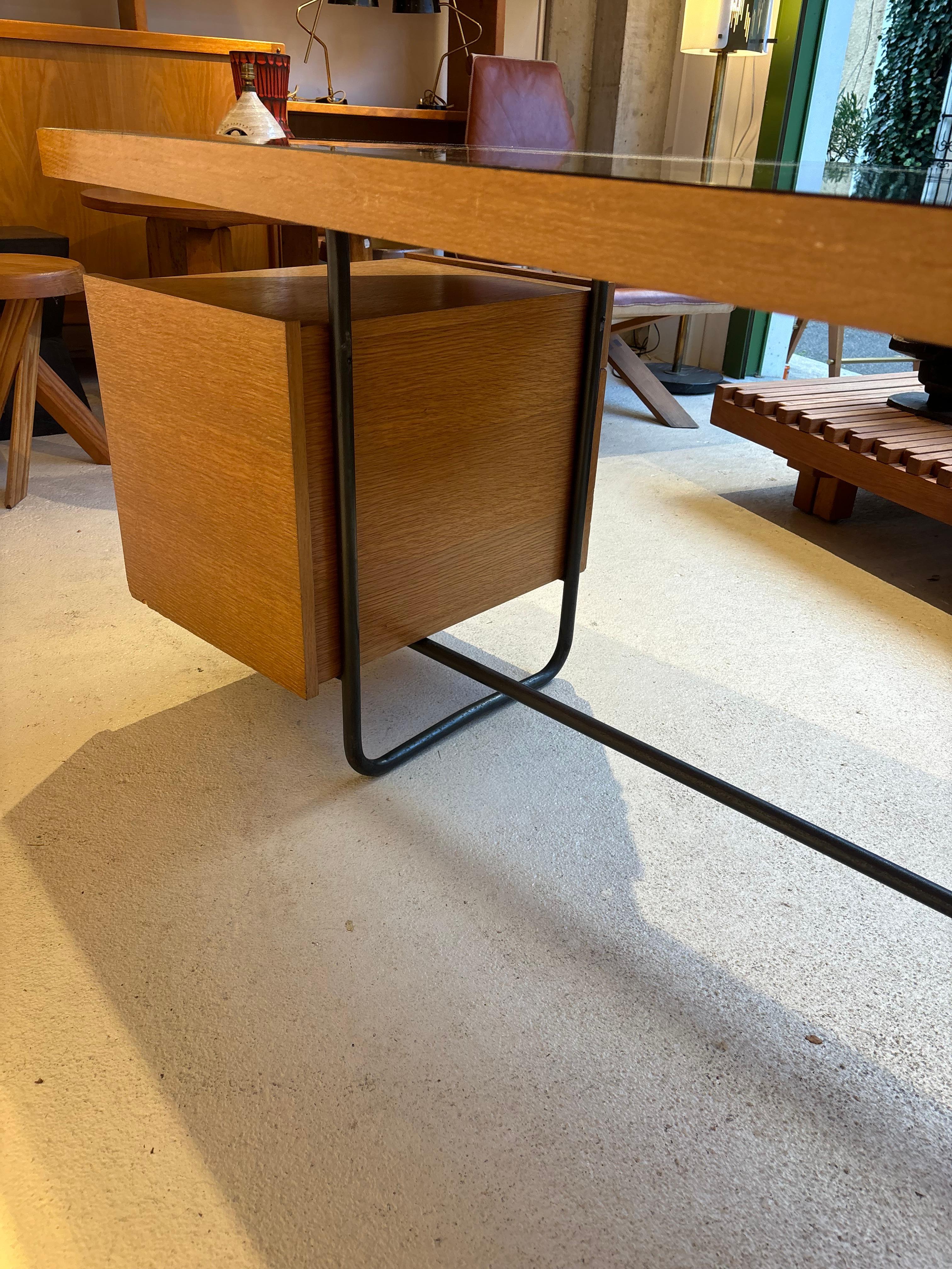 Free form and Largest desk by Georges Frydman for EFA For Sale 10