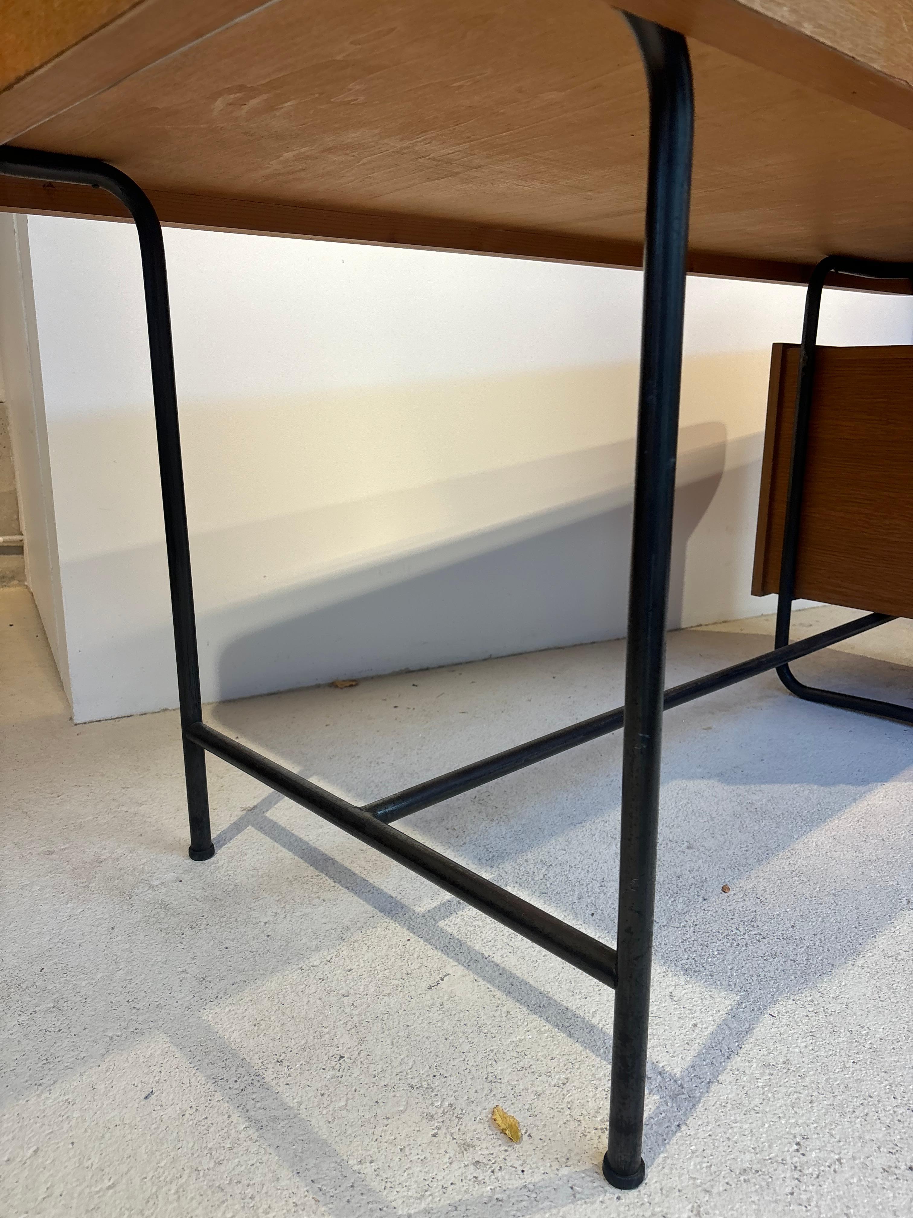 Mid-20th Century Free form and Largest desk by Georges Frydman for EFA For Sale