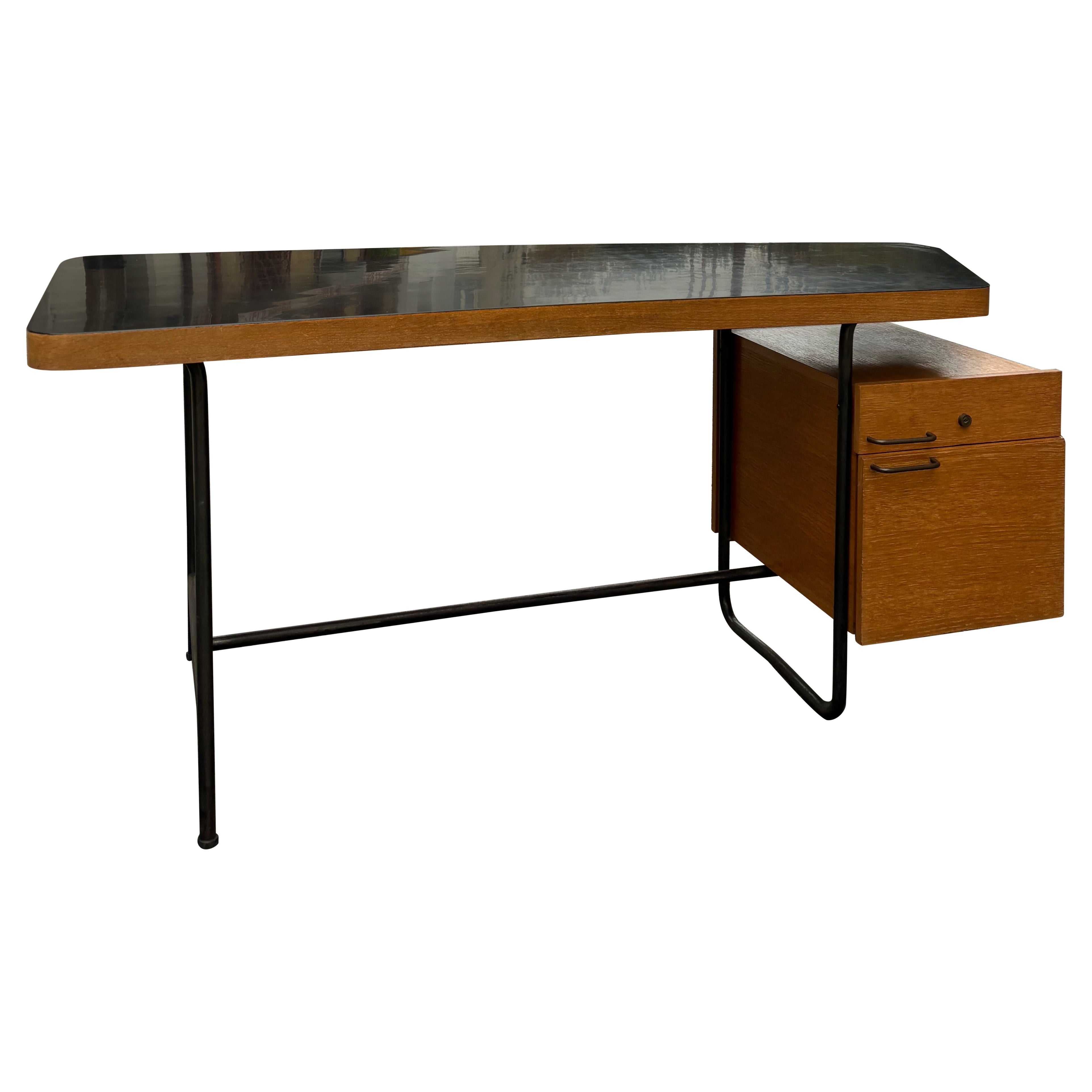 Free form and Largest desk by Georges Frydman for EFA For Sale