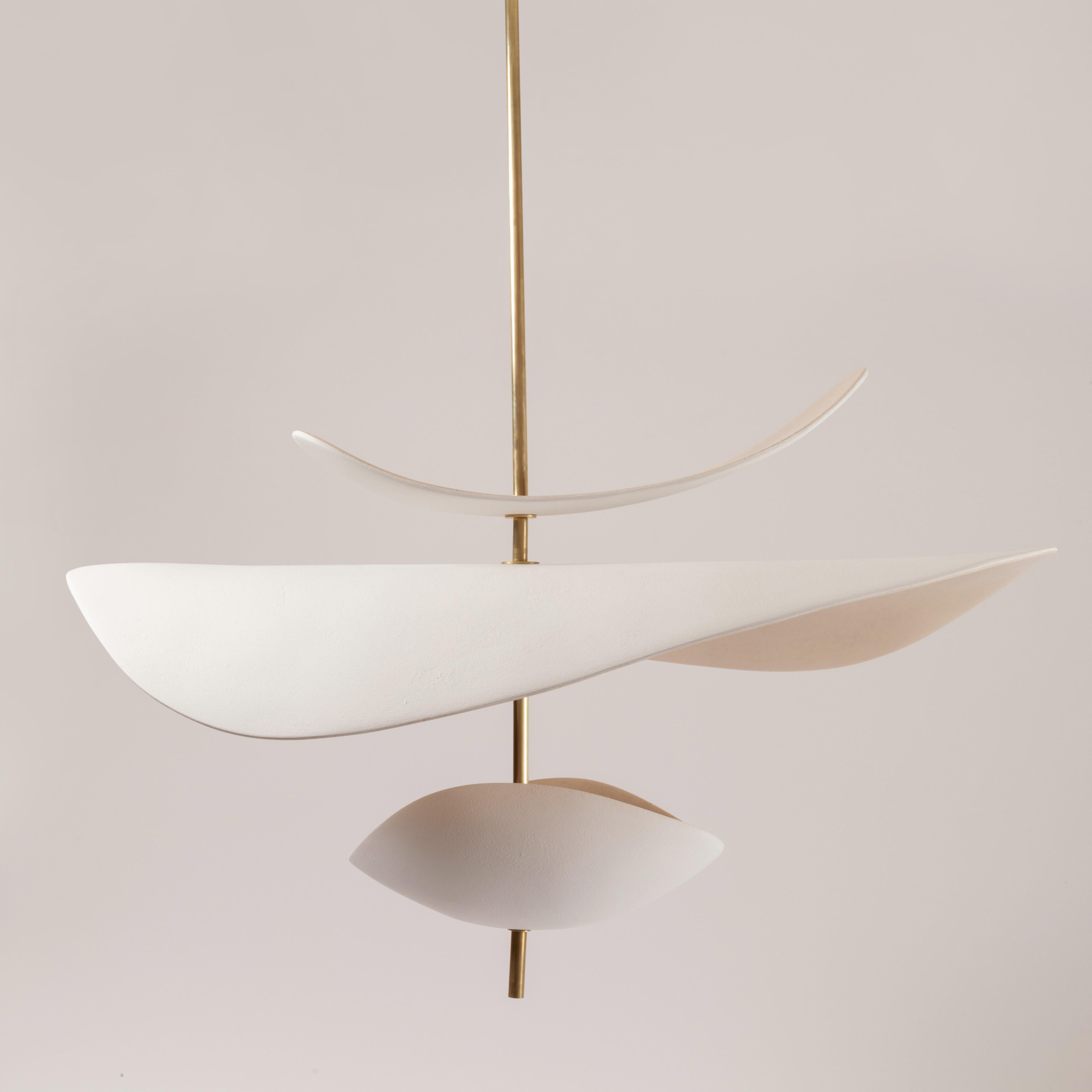 French Free Form B Pendant by Elsa Foulon