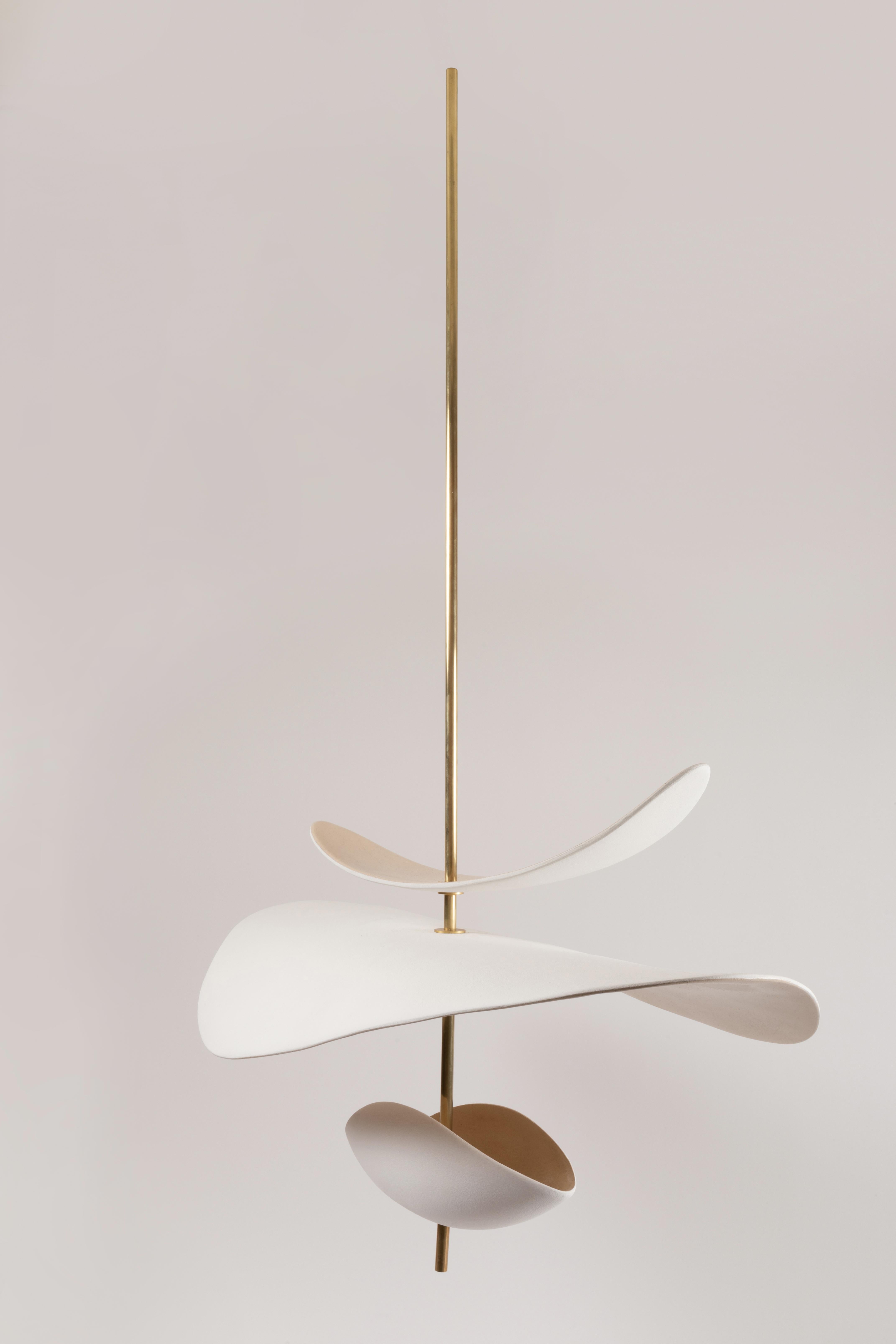 Contemporary Free Form B Pendant by Elsa Foulon