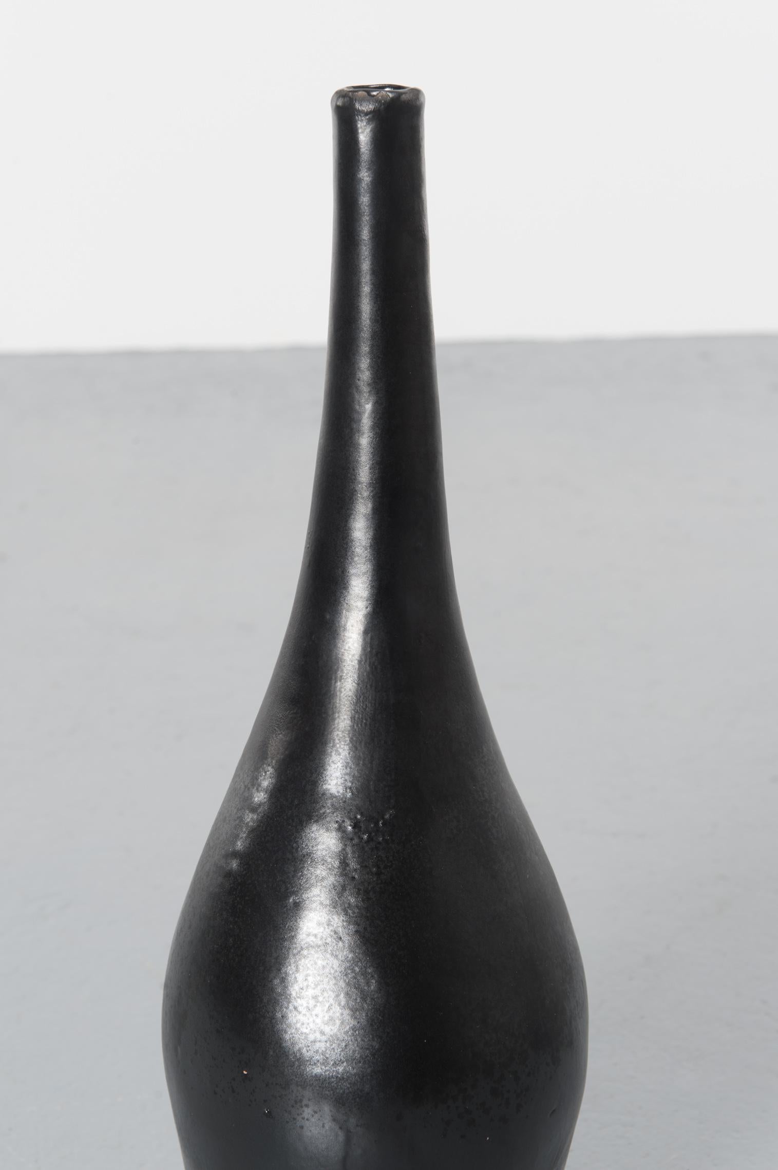 Mid-Century Modern Freeform Bottle by Robert and Jean Cloutier, circa 1960 For Sale