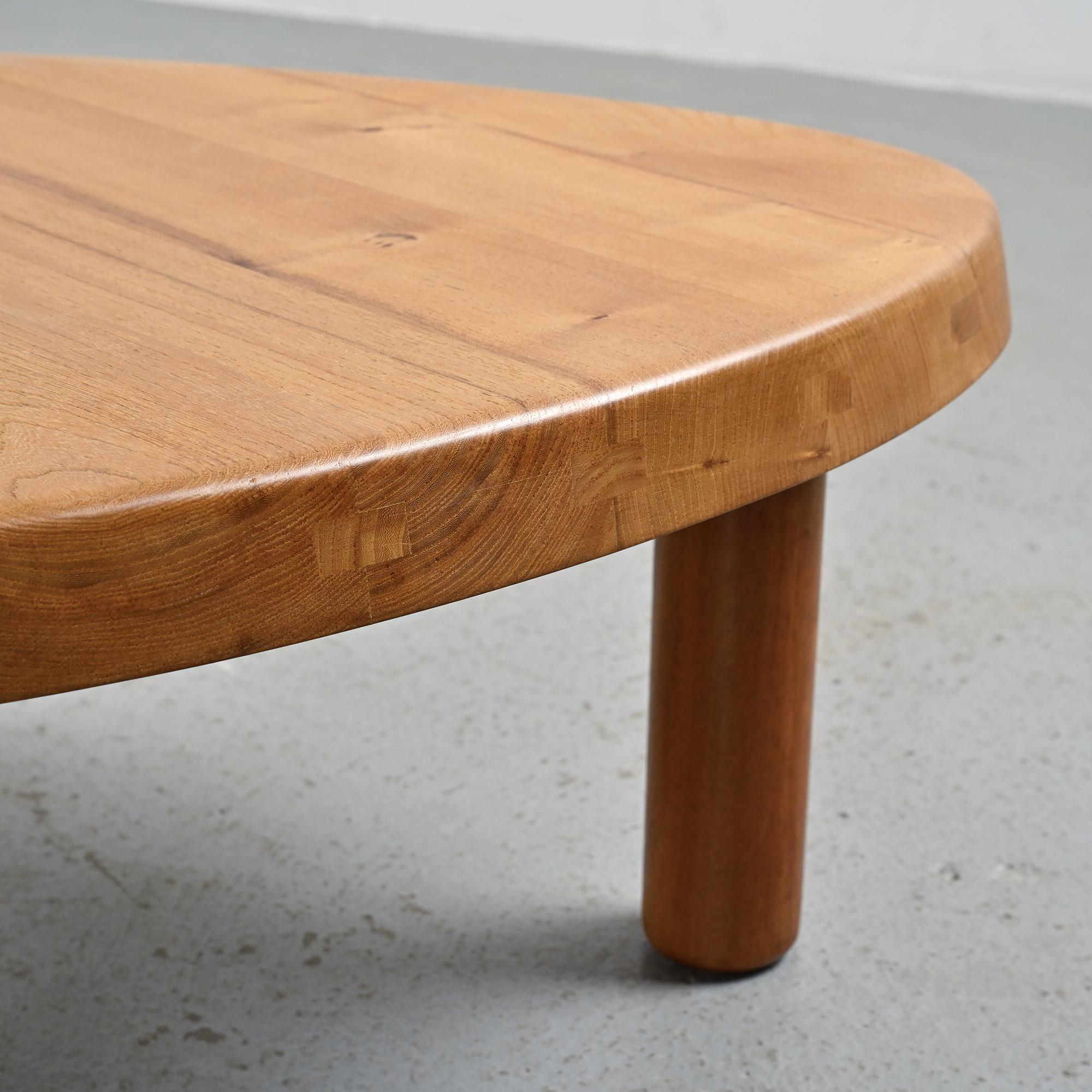 Free-form coffee table by Pierre Chapo, circa 1960 For Sale 6