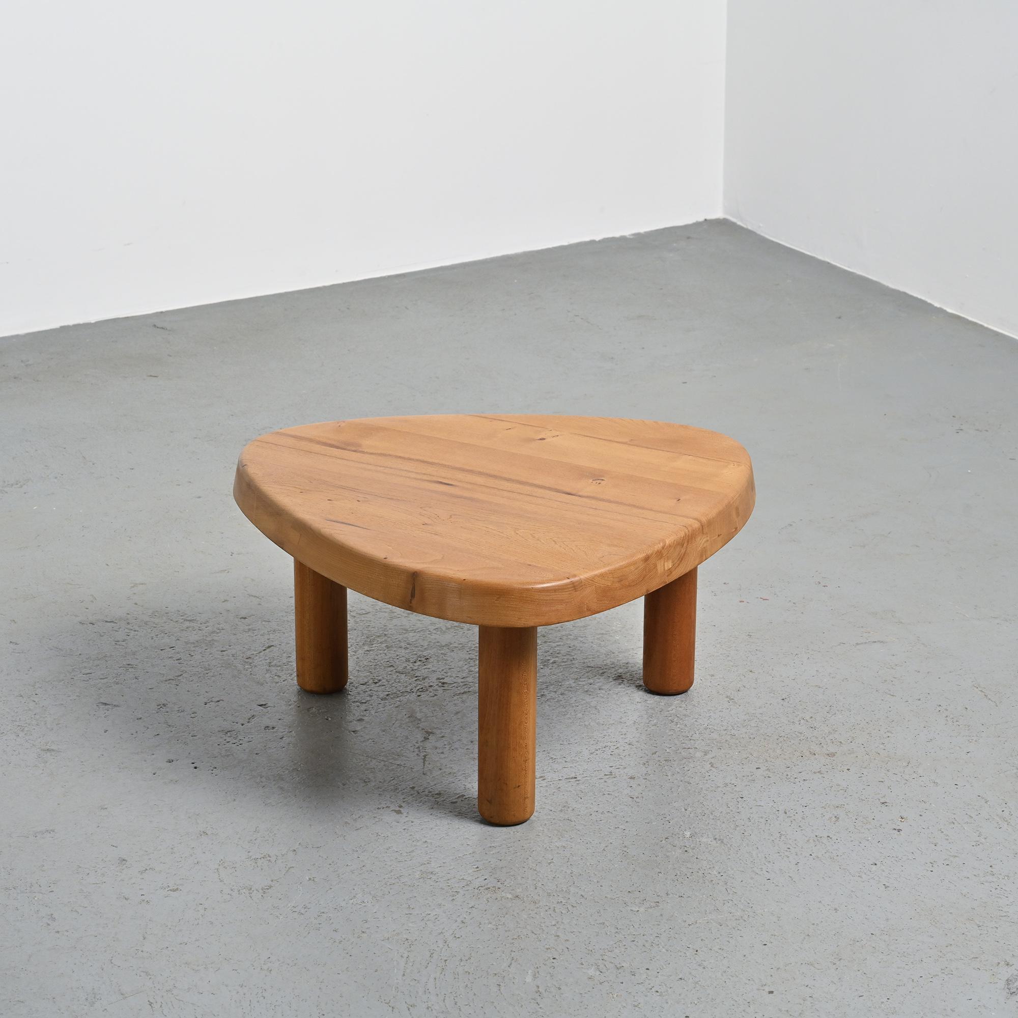 Free-form coffee table by Pierre Chapo, circa 1960 For Sale 7