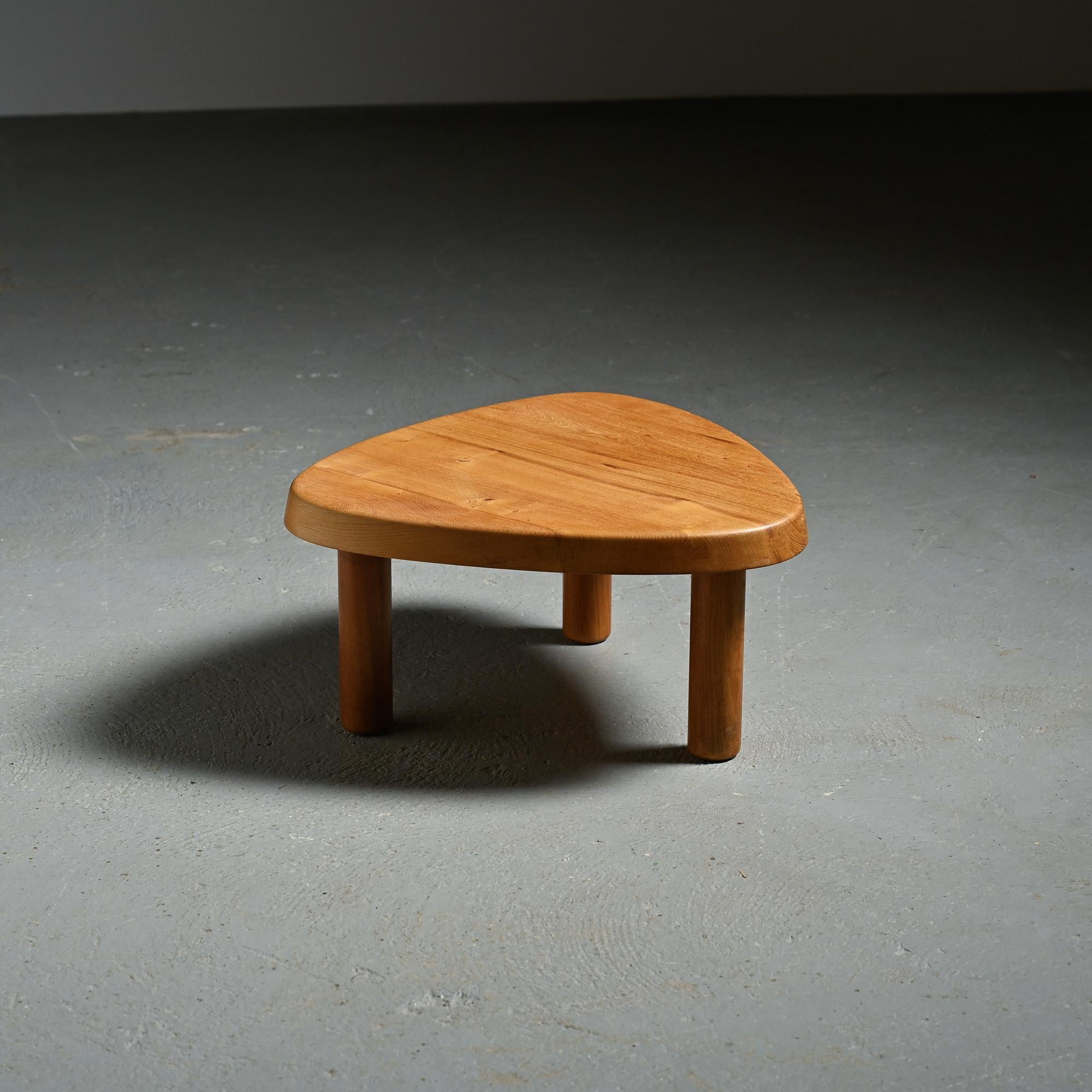Free-form coffee table by Pierre Chapo, circa 1960 For Sale 9