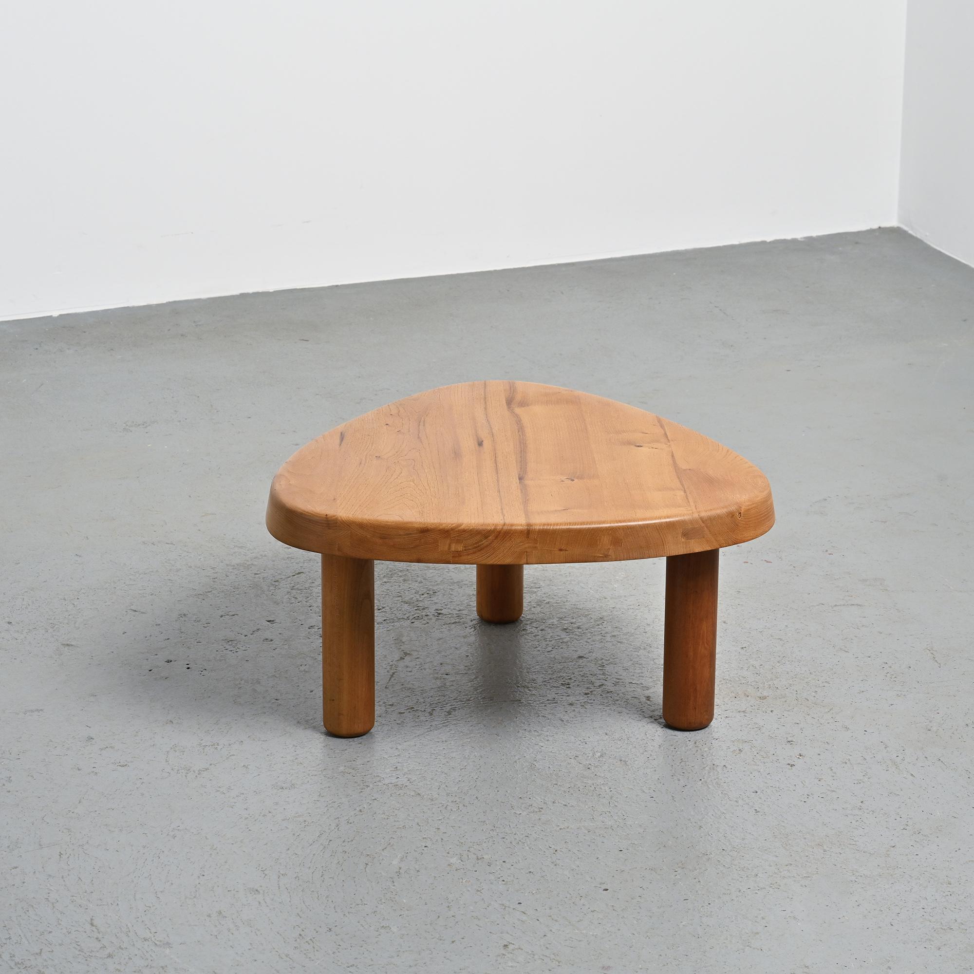 French Free-form coffee table by Pierre Chapo, circa 1960 For Sale