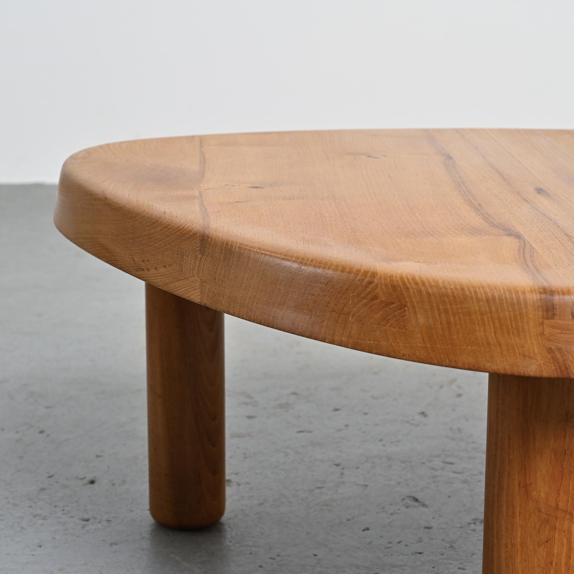 Free-form coffee table by Pierre Chapo, circa 1960 For Sale 2