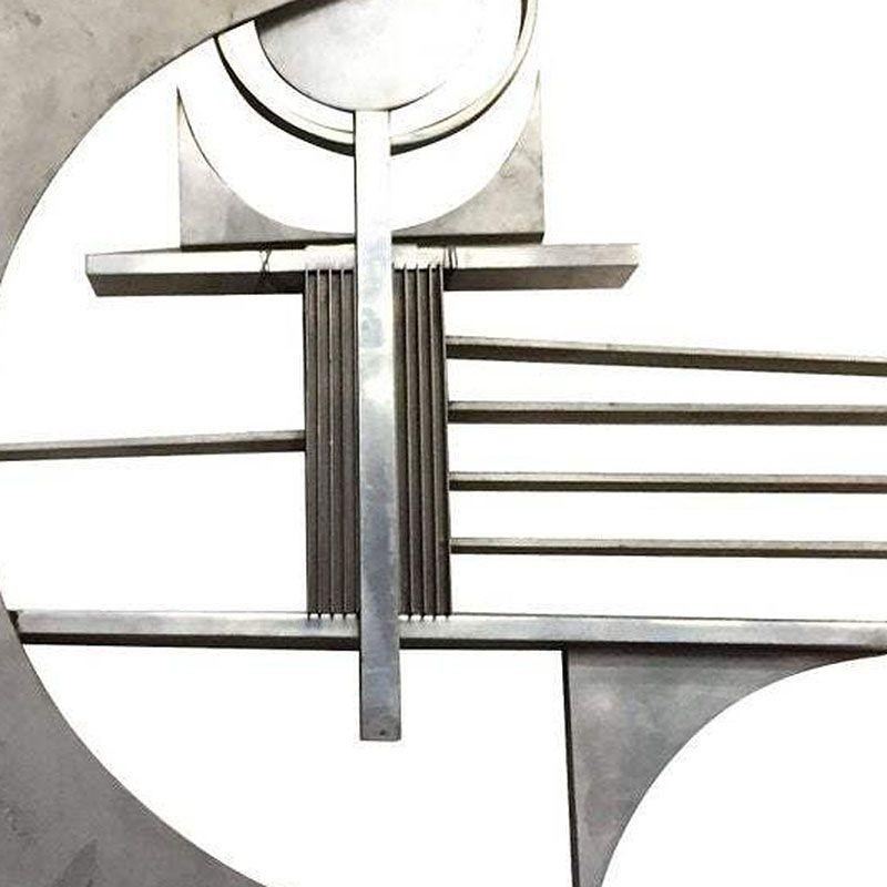 American Free-Form Metal Art Wall Sculpture For Sale