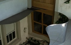 Free Form Mirrored Coffee Table