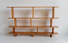 Free-form pear wood library, France 2026