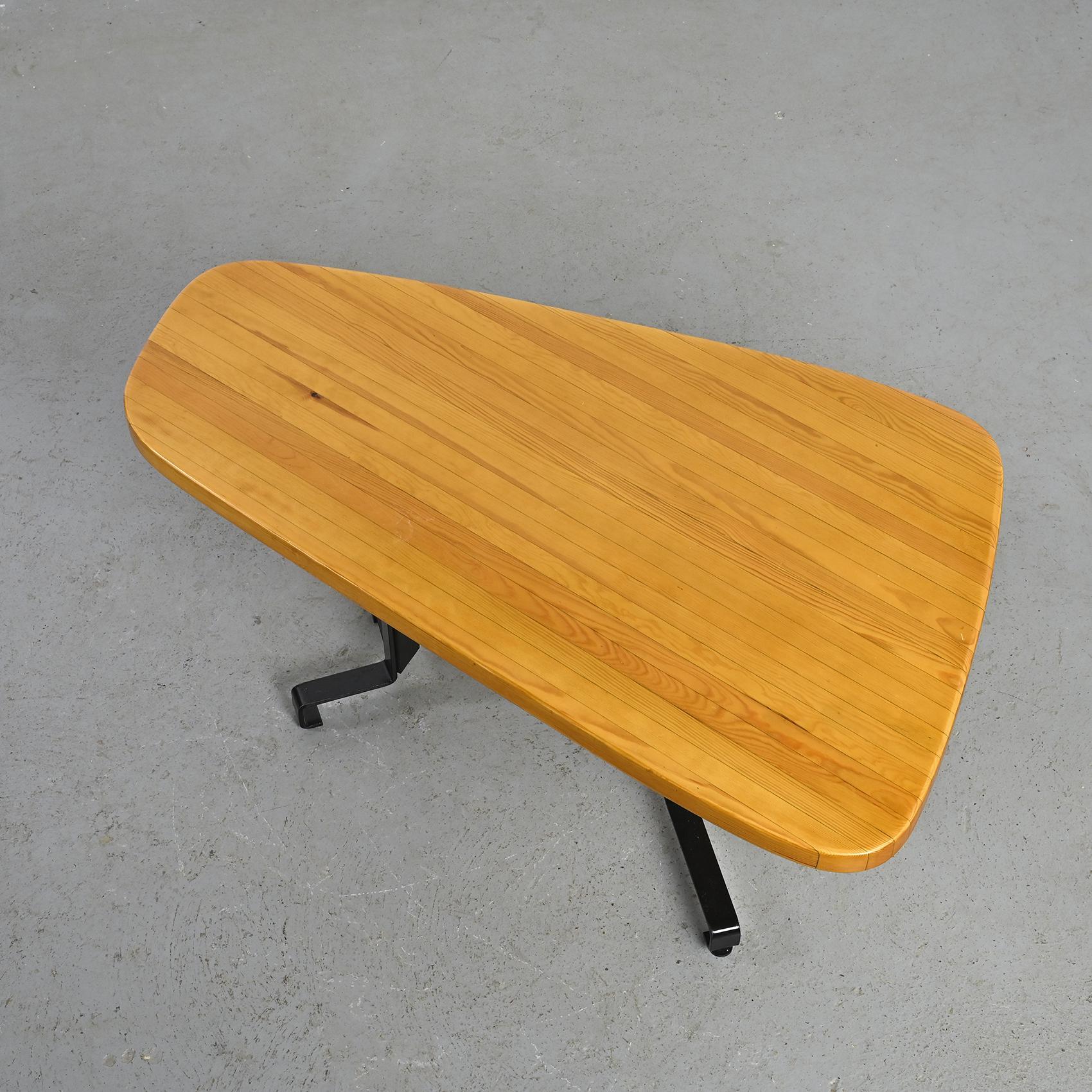 Free form table by Charlotte Perriand, Les Arcs circa 1986 6