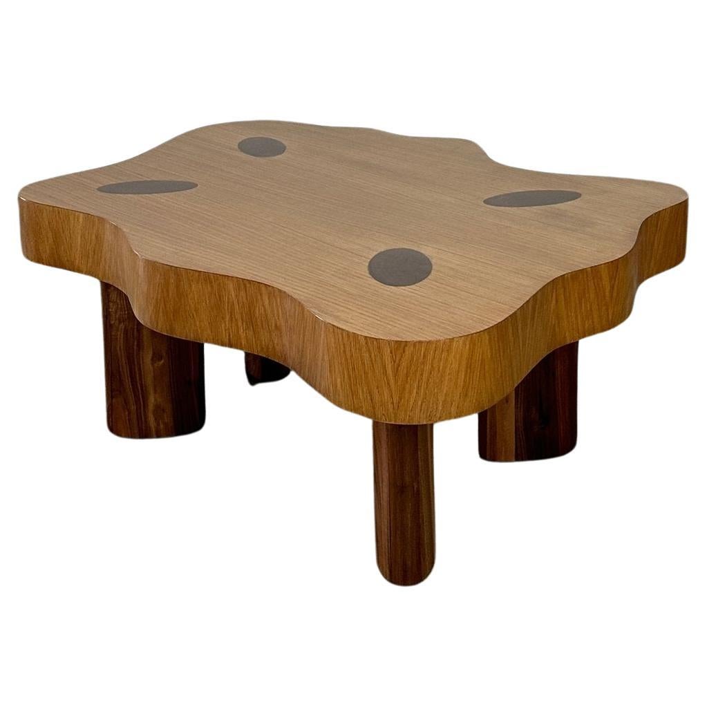 Free form wavy coffee table - compact version For Sale