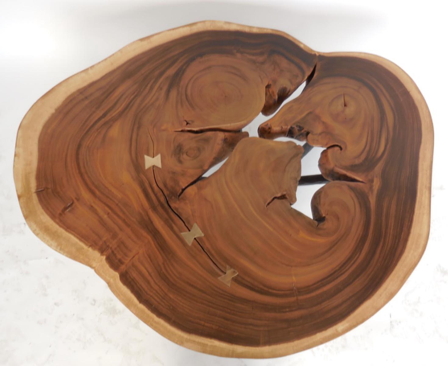 tree slice coffee table