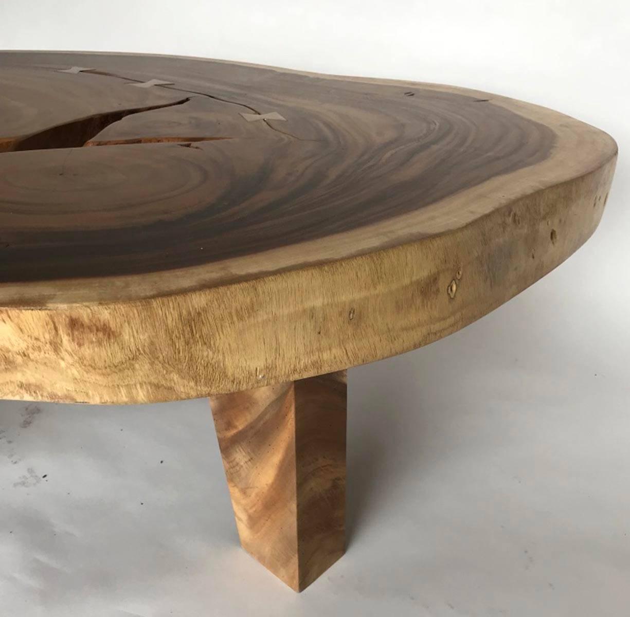 20th Century Free-Form Wood Coffee Table