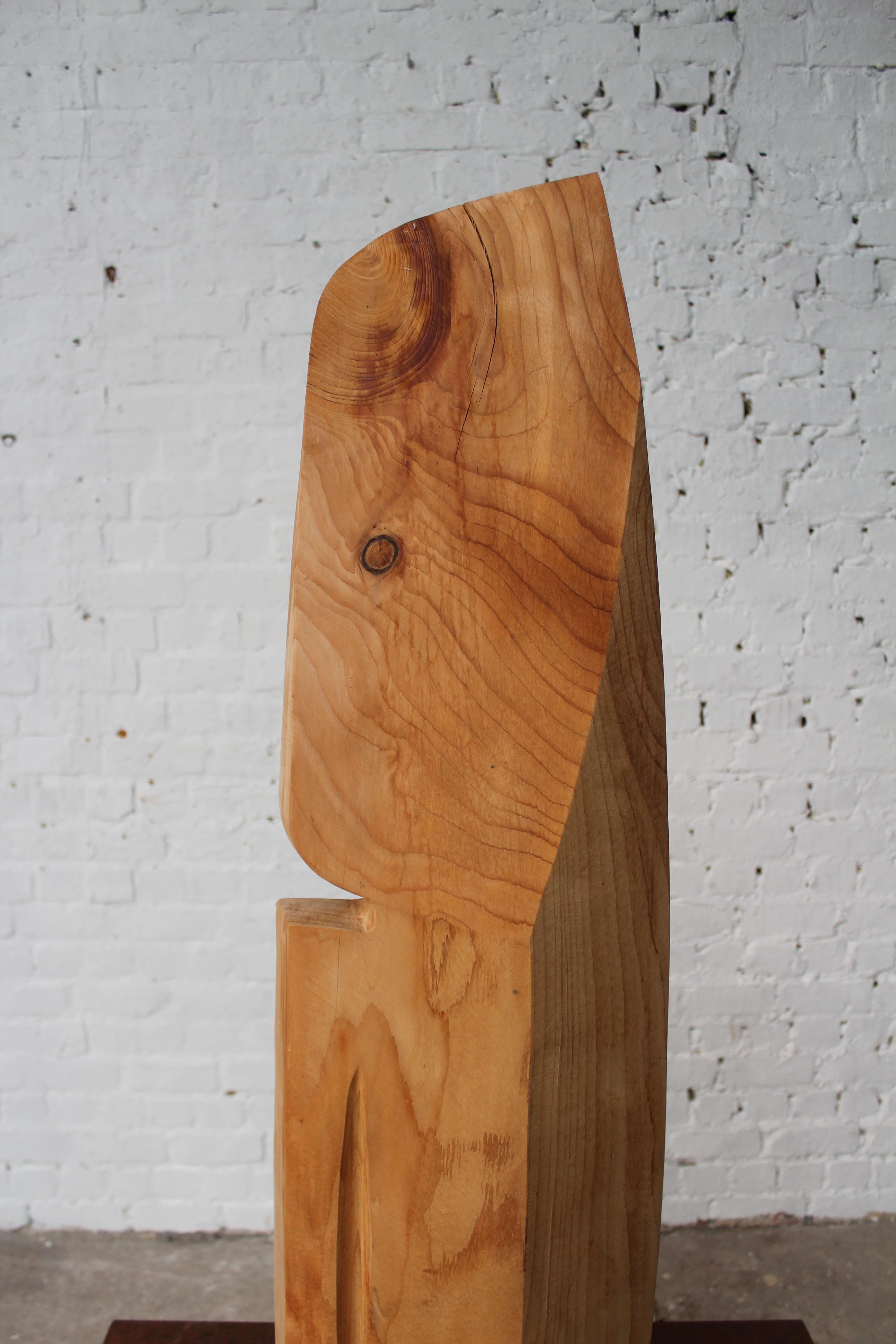 Organico moderno Scultura in legno a forma libera di Roland LAVIANNE in vendita