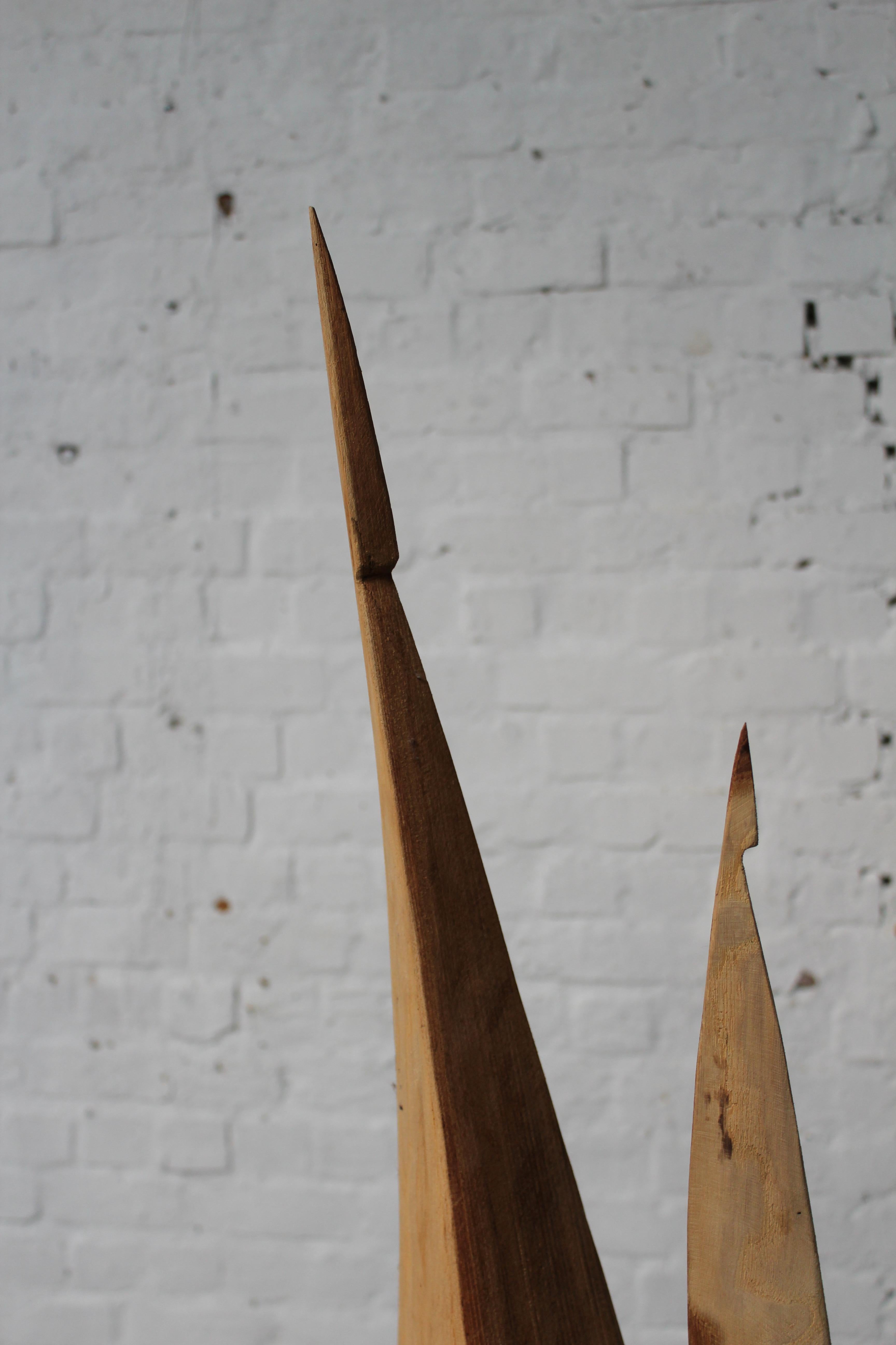 Belga Scultura in legno a forma libera di Roland LAVIANNE in vendita