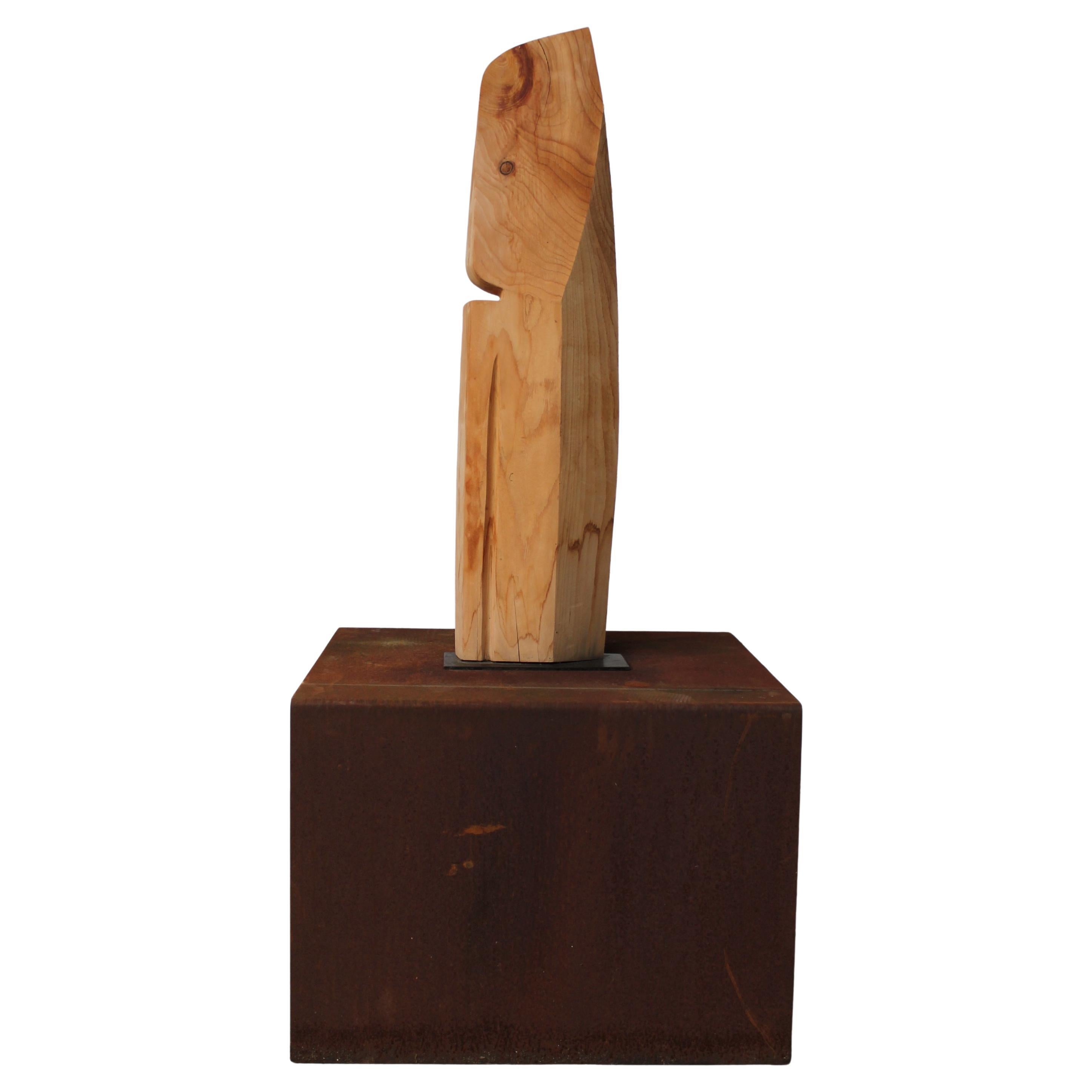 Scultura in legno a forma libera di Roland LAVIANNE