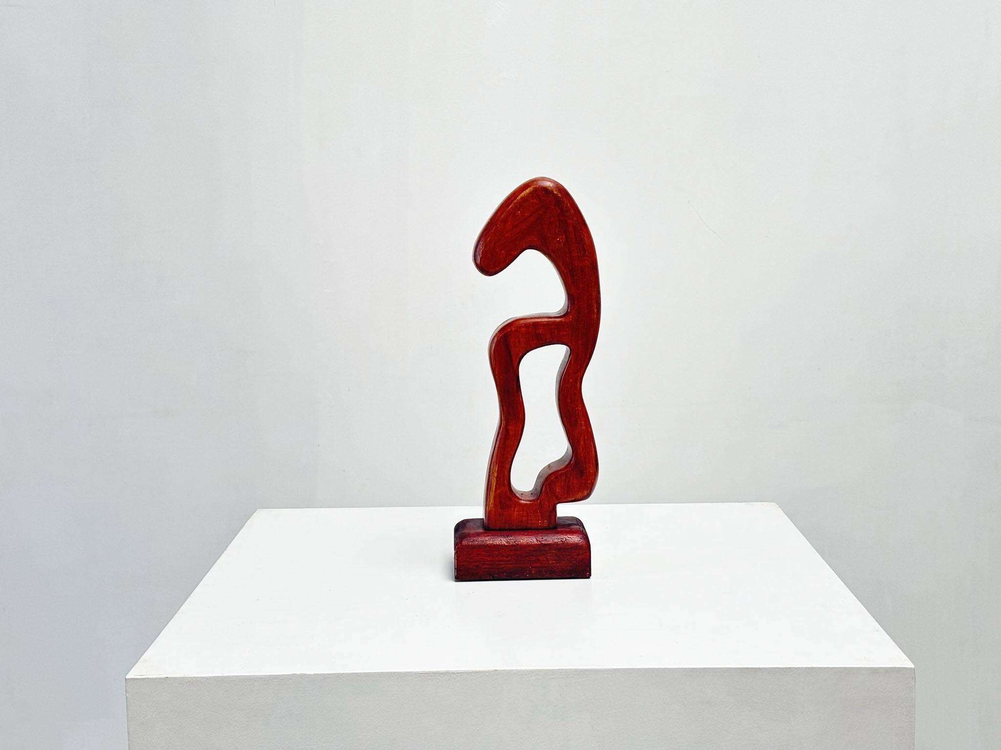 Late 20th Century Free form wooden sculpture For Sale