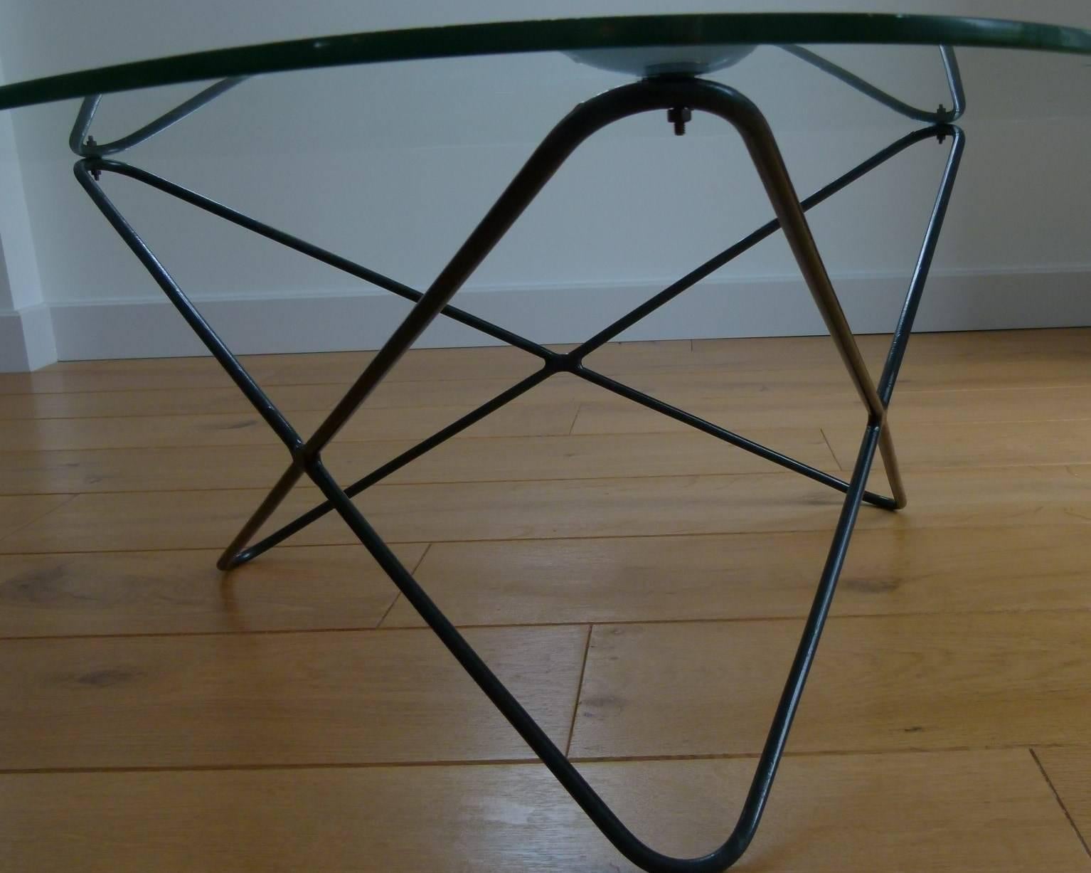 French Free Shape Coffee Table by F. Lasbleiz for Airborne, 1954