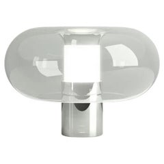 Free Ship Fontanella Medium Table Lamp Chrome Galvanized Metal Base Fontana Arte