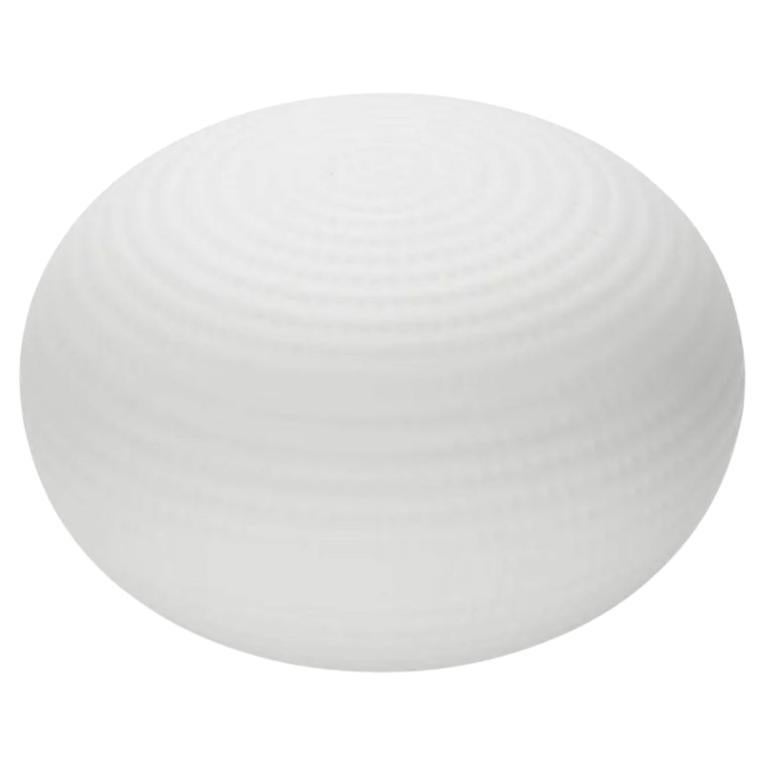 Free Shipping BIANCA Large Table Lamp White Frosted Glass Shade by Fontana Arte