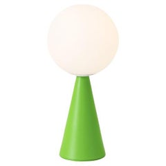 BILIA MINI - Kleine Tischlampe mit rotem Metallsockel von Fontana Arte