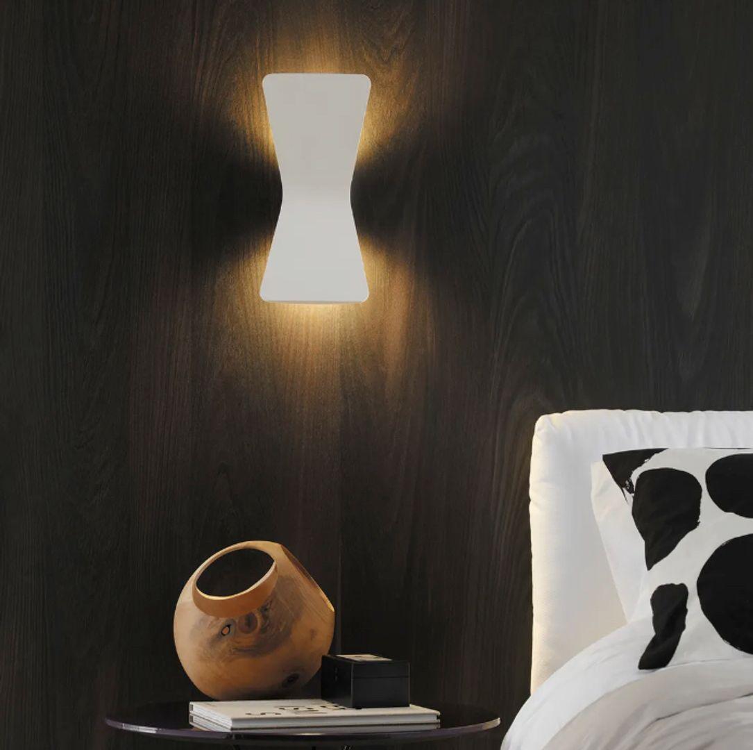 Italian Free Shipping Flex - Wall Lamp - Black Coated Aluminum by Fontana Arte For Sale