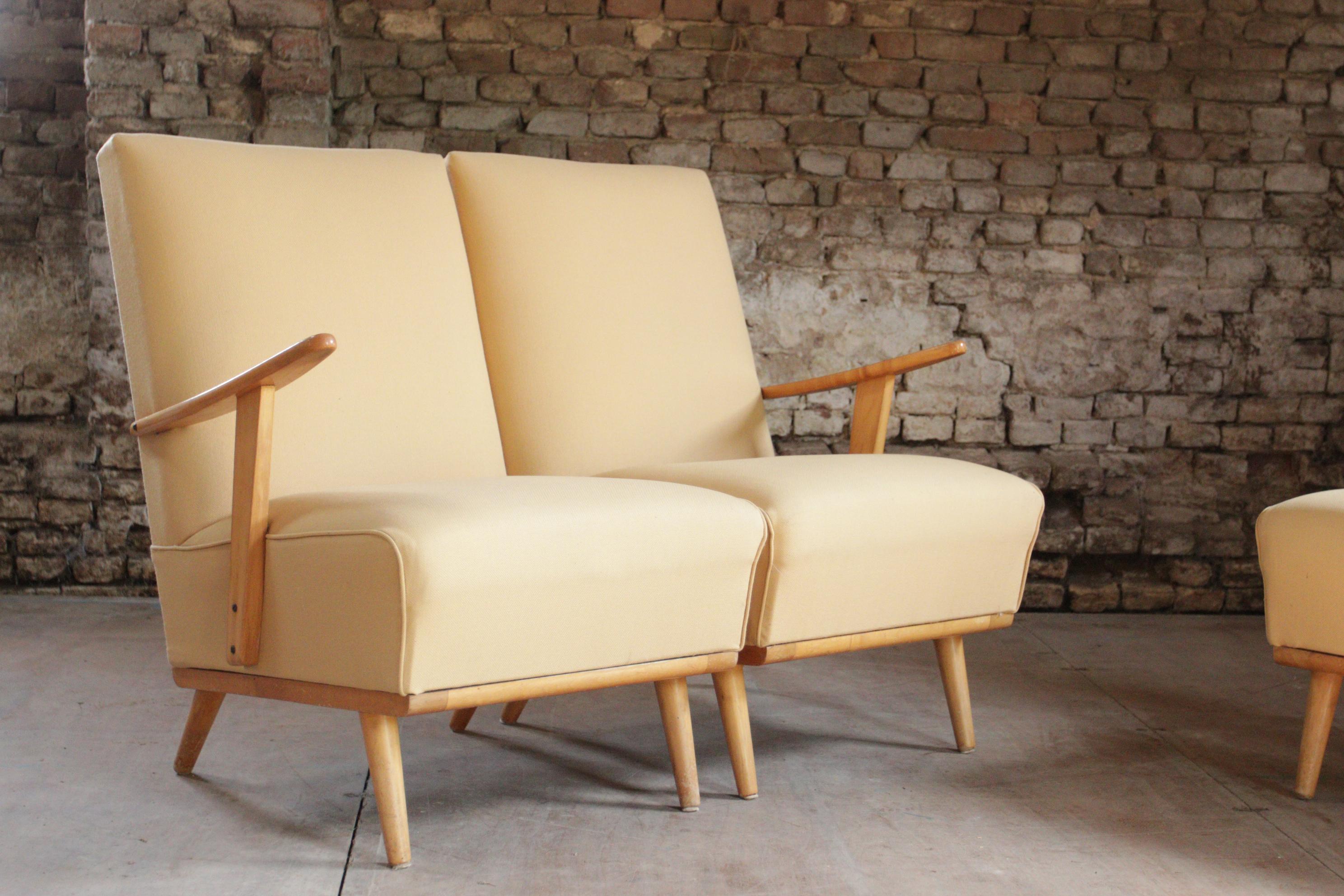 Late 20th Century Rare Midcentury Design Livingroom Set with Variation Options For Sale