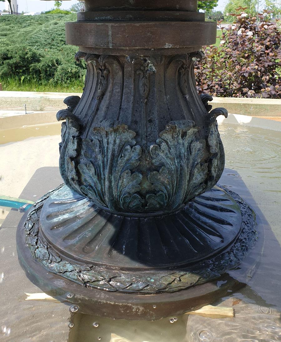 Freestanding Bronze Fountain with Putti, Beginning of the 20th Century 6