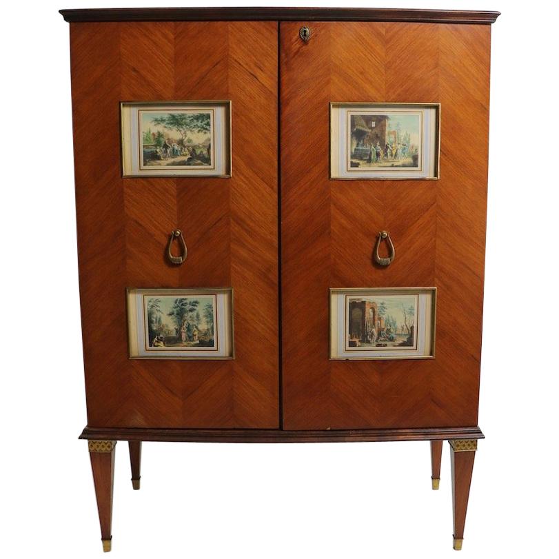 Cabinet Bar free standing di Paolo Buffa