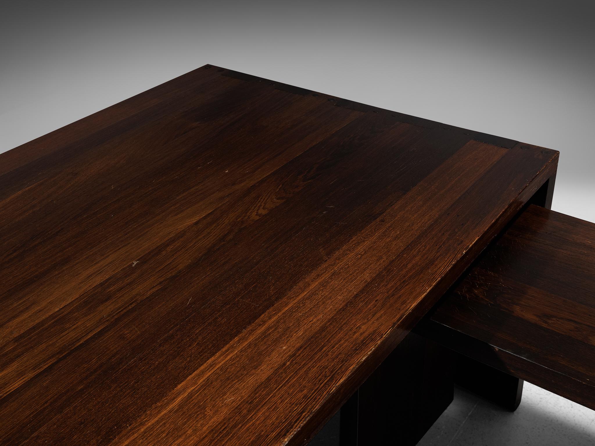 Mid-Century Modern Bureau d'angle en Wengé