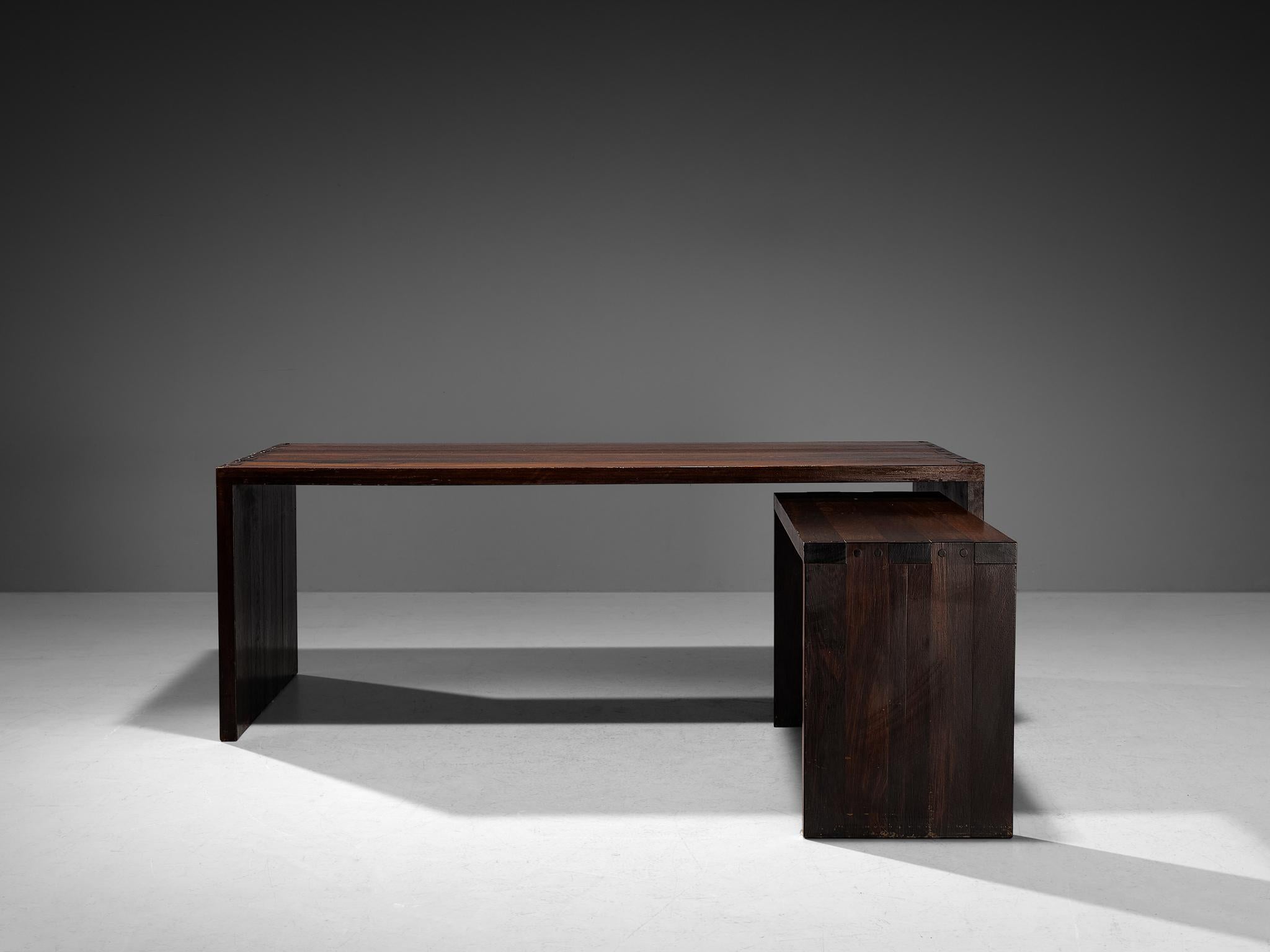 Bureau d'angle en Wengé 2