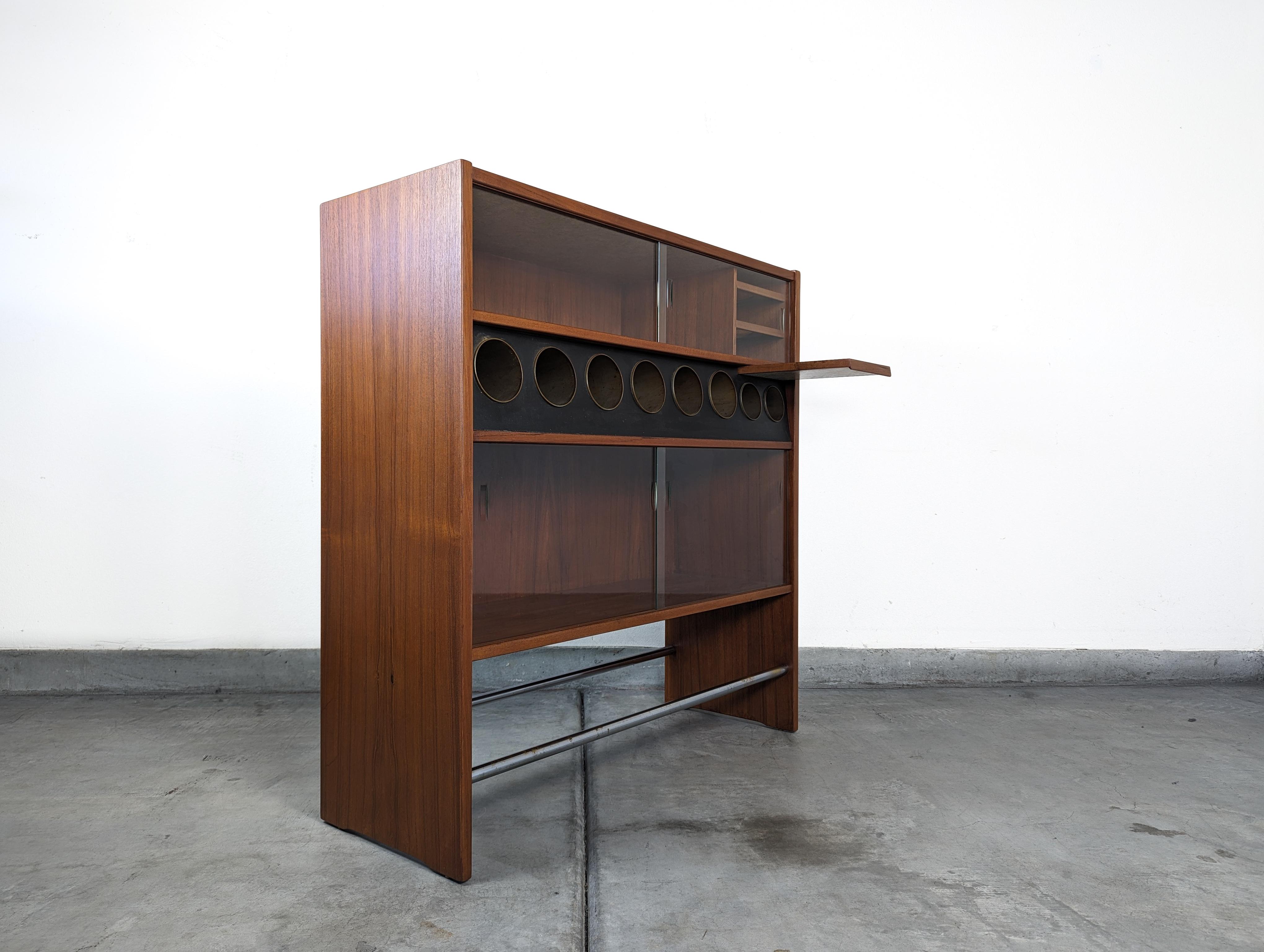 Danish Free Standing Dry Bar by Poul Heltborg for Heltborg Mobler, Denmark, c1960s For Sale