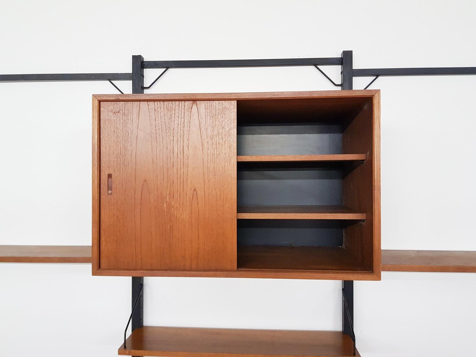 Free Standing Poul Cadovius for Royal System Wall System, Denmark, 1950s 9