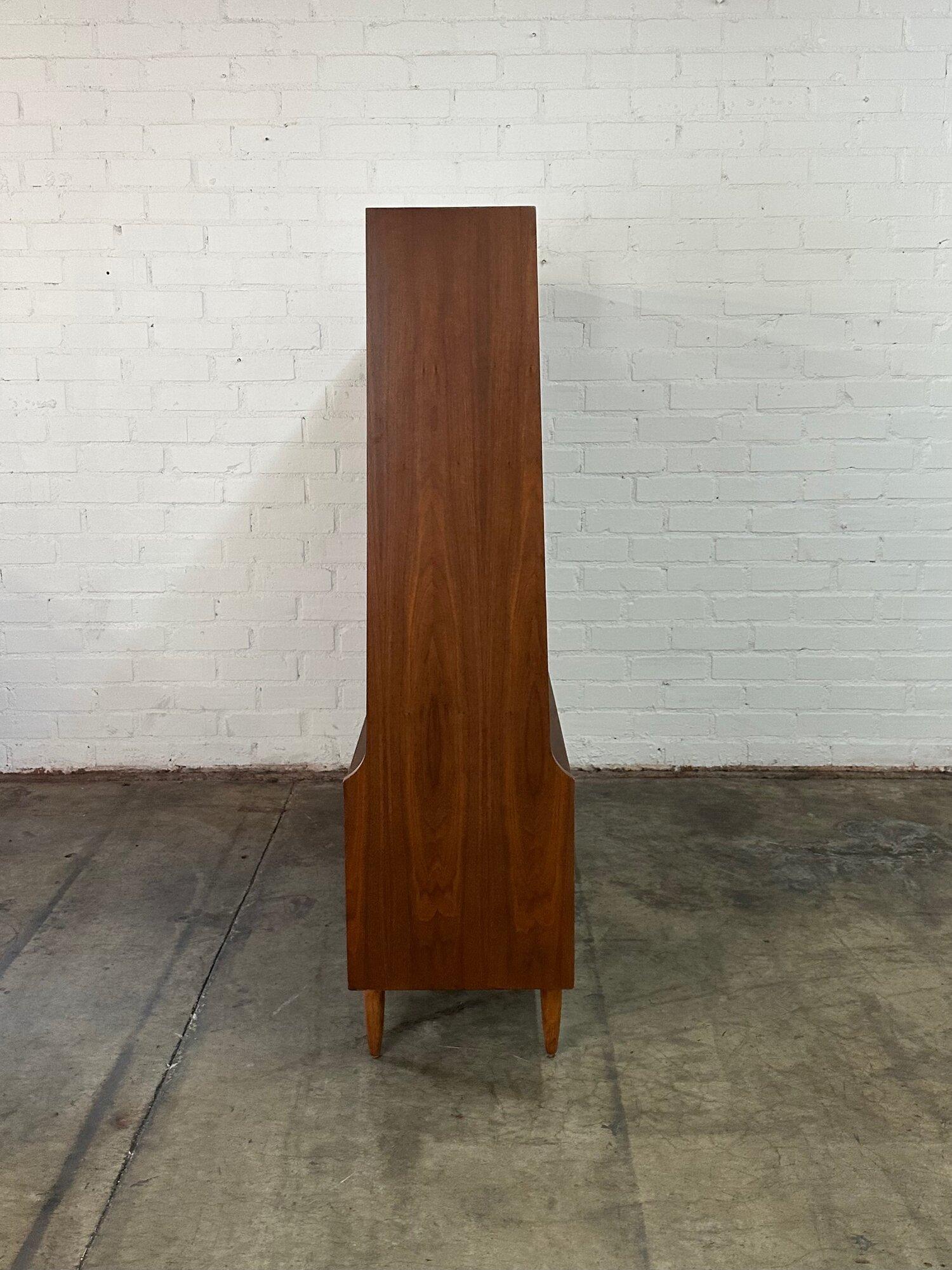 Wood Free standing wall unit/ bookcase For Sale