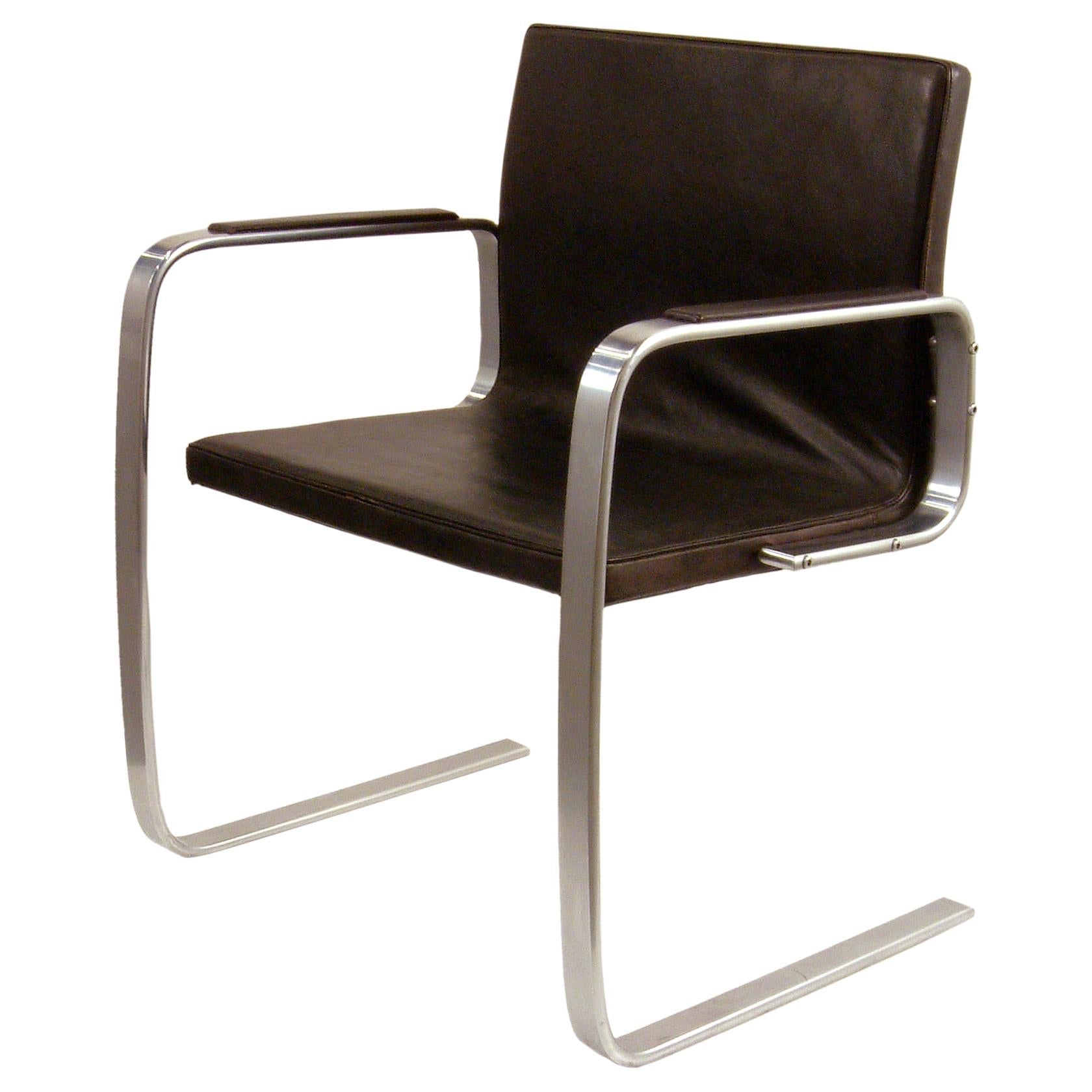 "Free Swinger" Armchair in Leather by Poul Kjaerholm, circa 1974 For Sale