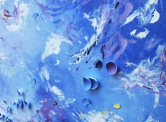 Free to Fly by Larisa Safaryan  Acrylic paint and eggshells on canvas